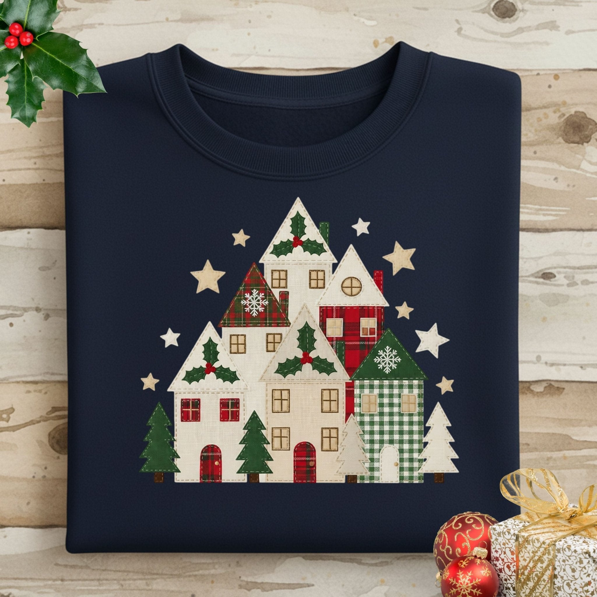 Holiday Town Sweatshirt – Cozy Winter Edition - Craig Michael Design