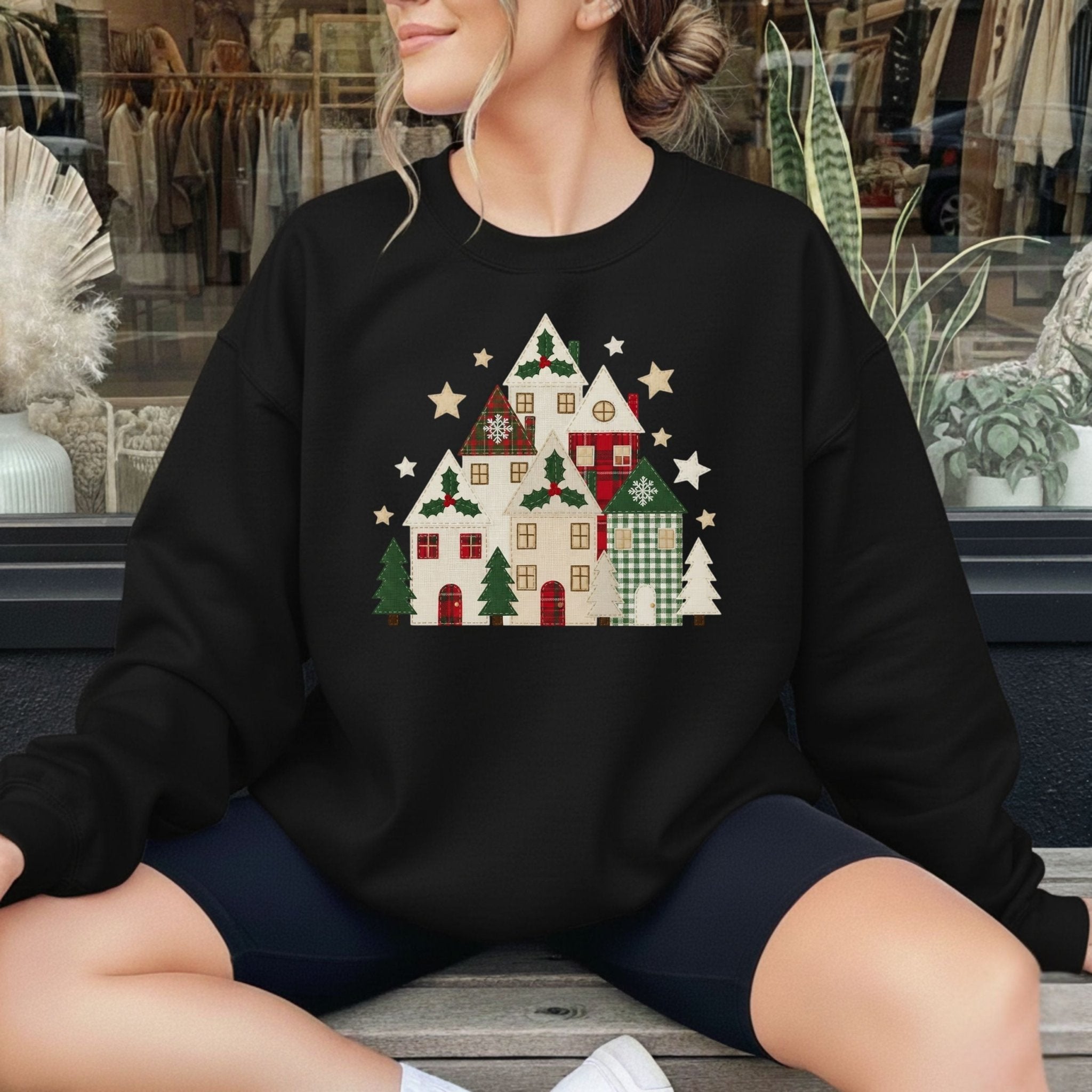 Holiday Town Sweatshirt – Cozy Winter Edition - Craig Michael Design