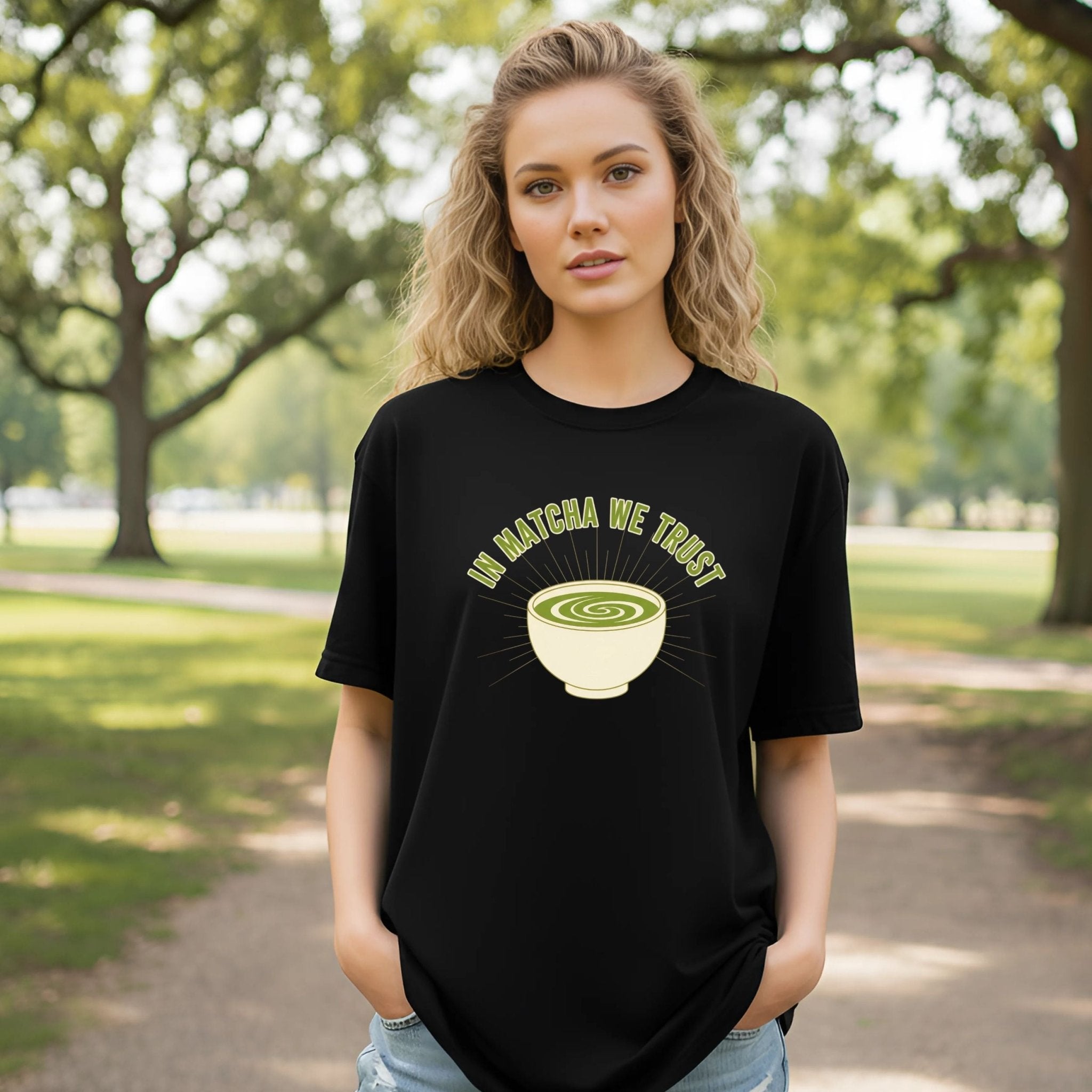 In Matcha We Trust T-Shirt, Matcha Lover Tee - Craig Michael Design