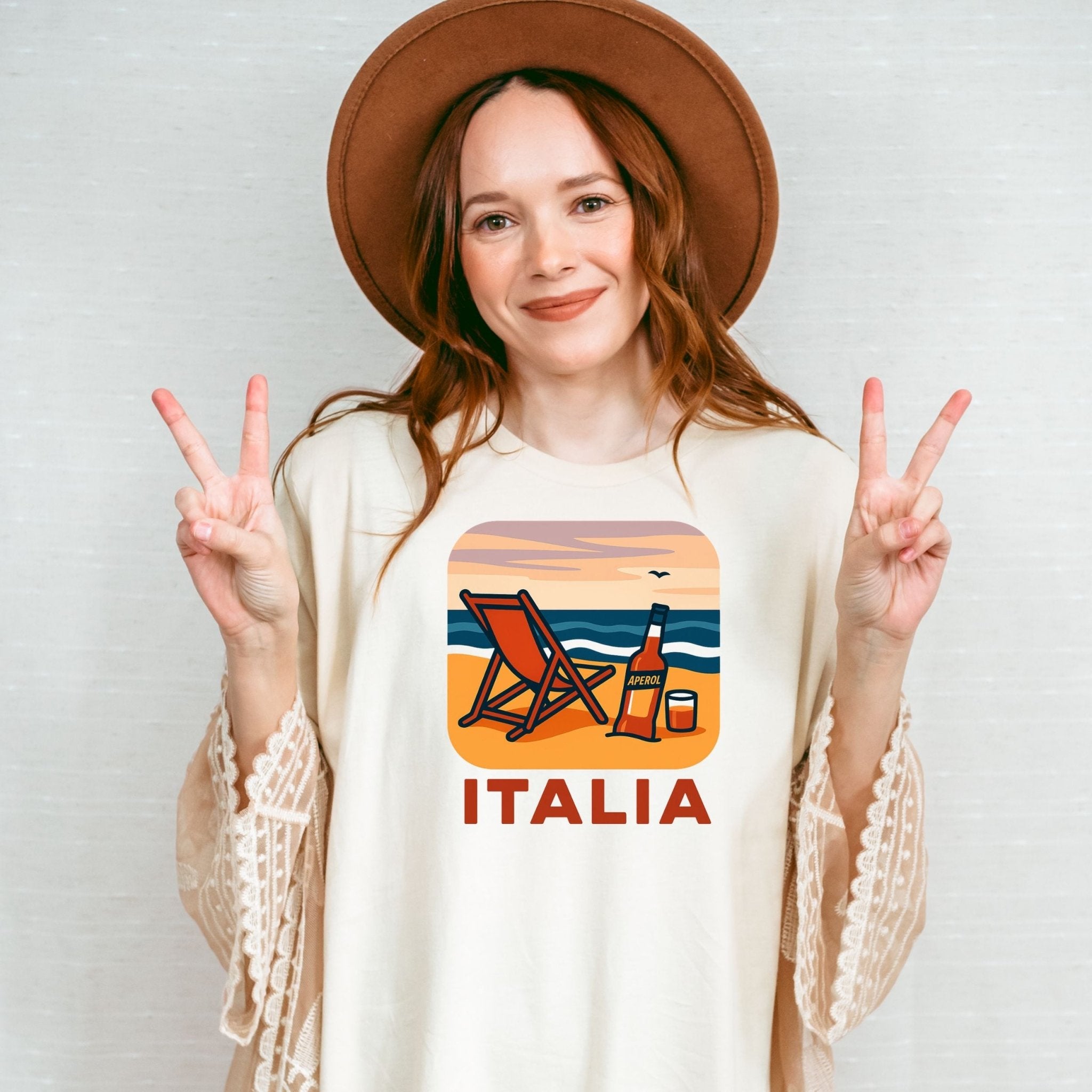 Italia Beach T-Shirt, Italian Summer Tee - Craig Michael Design