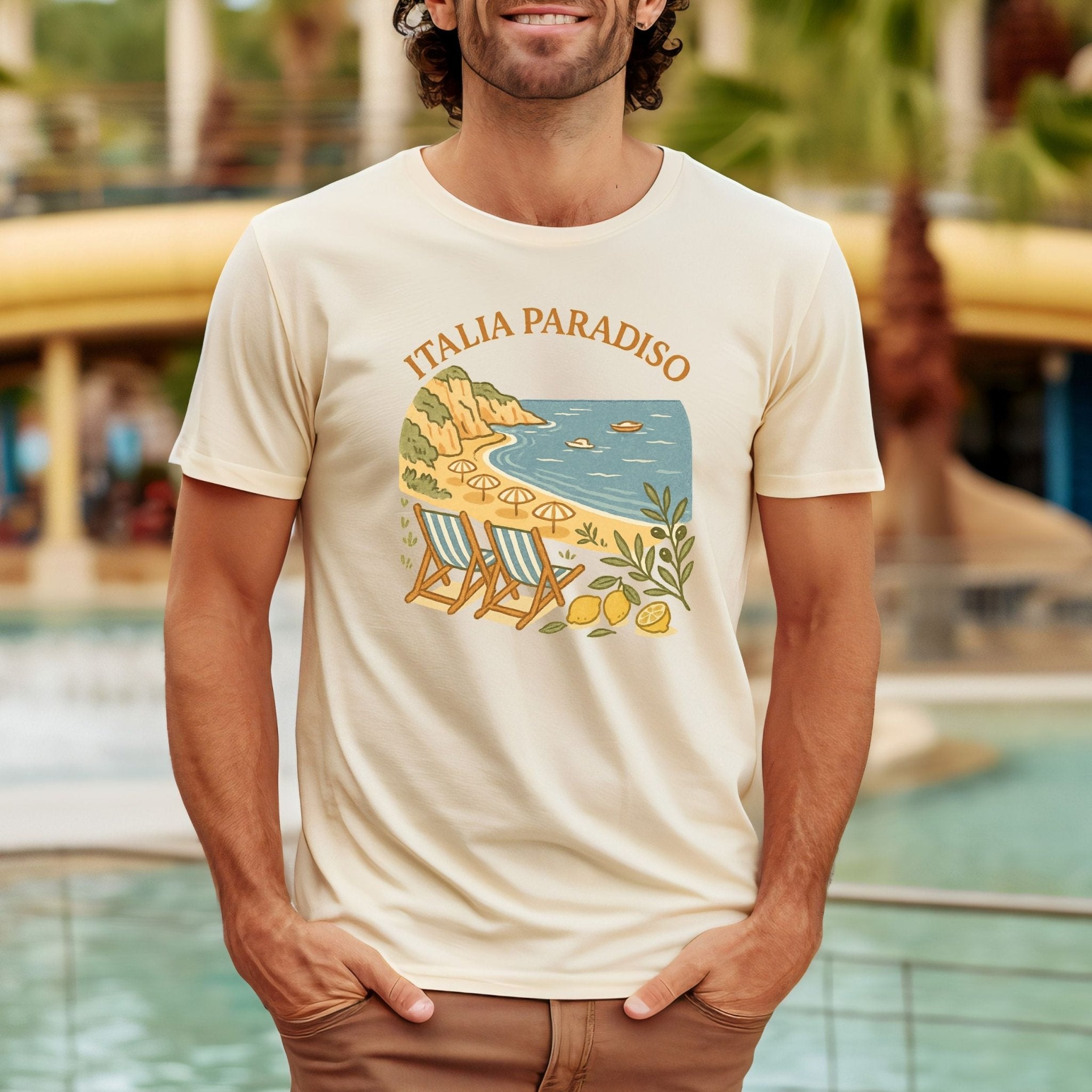 Italia Paradiso T-Shirt – A Little Piece of the Italian Coastline - Craig Michael Design