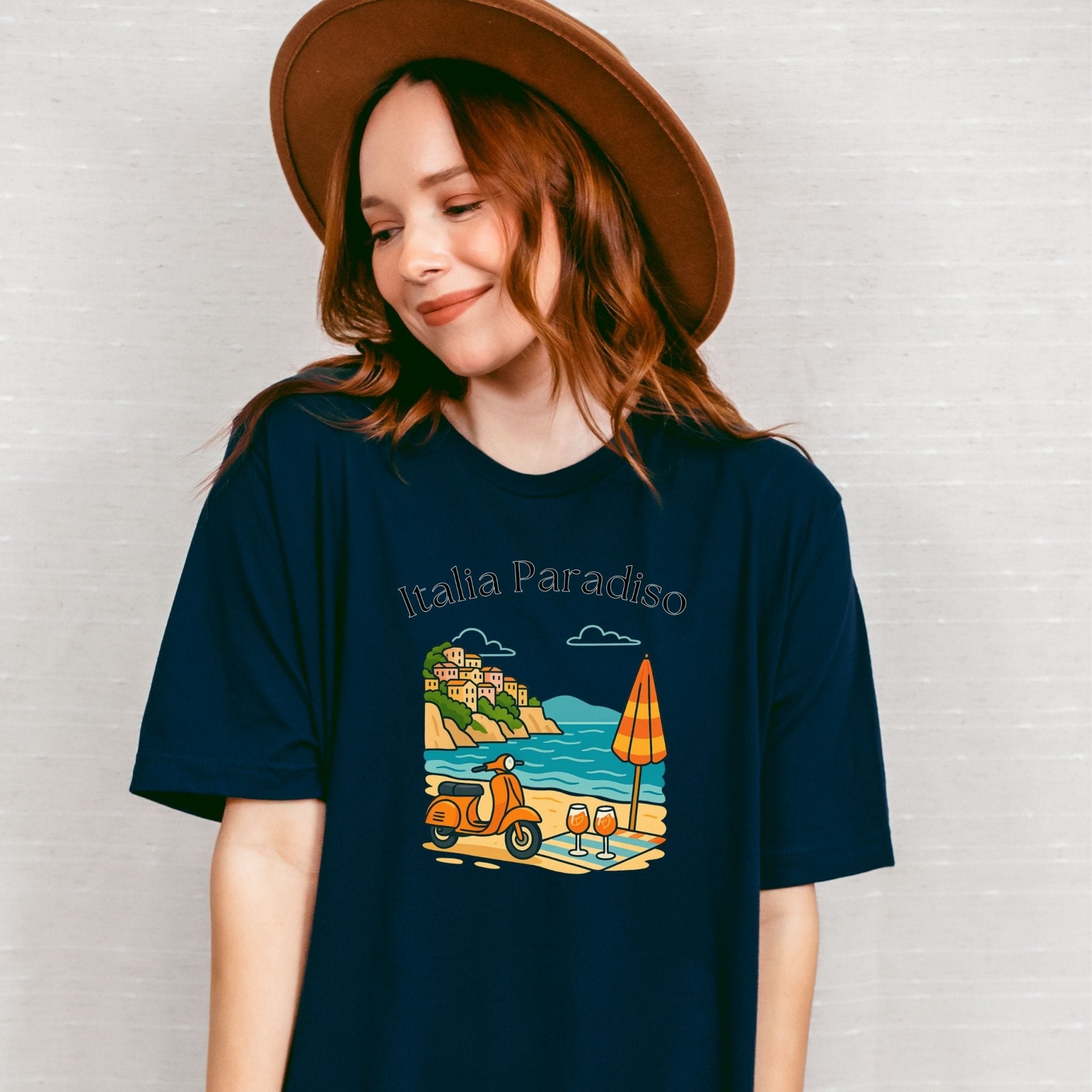 Italia Paradiso Vespa T-Shirt - Craig Michael Design