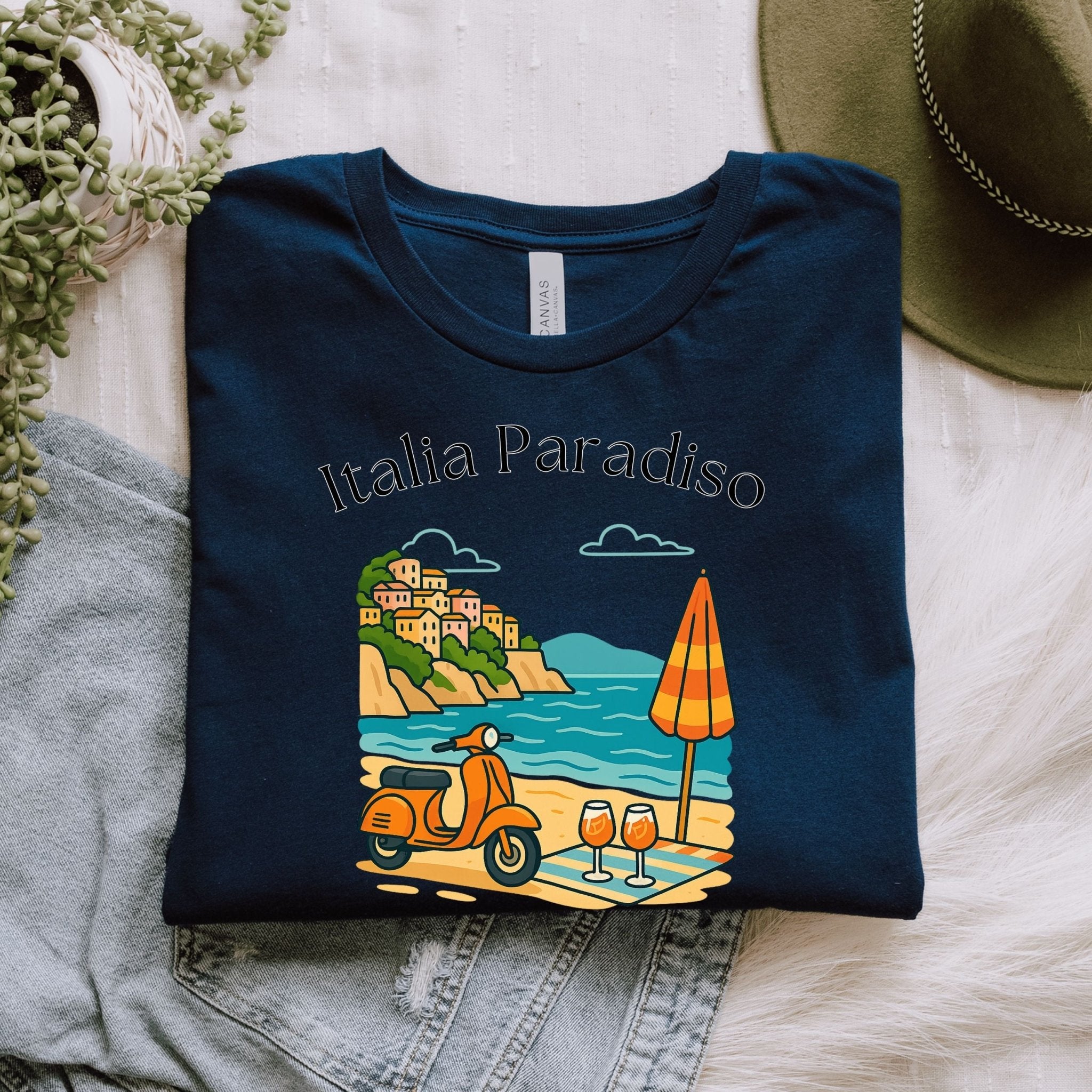 Italia Paradiso Vespa T-Shirt - Craig Michael Design