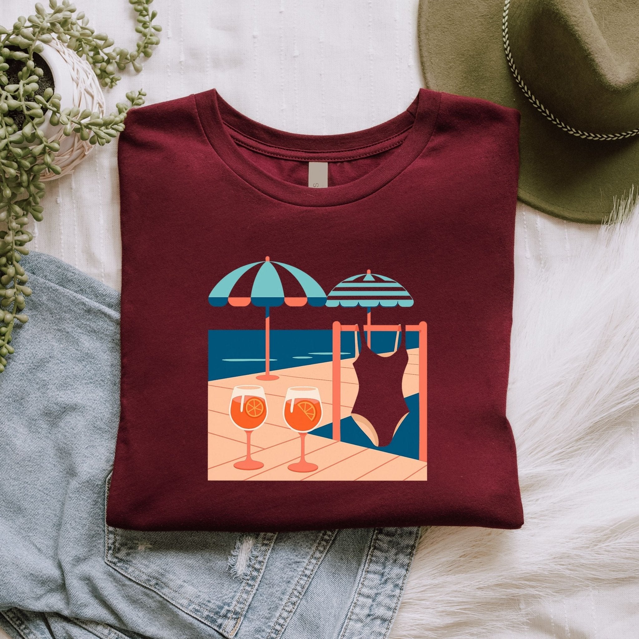 Italian Summer, Beach Ready Tee, Aperitivo Shirt - Craig Michael Design