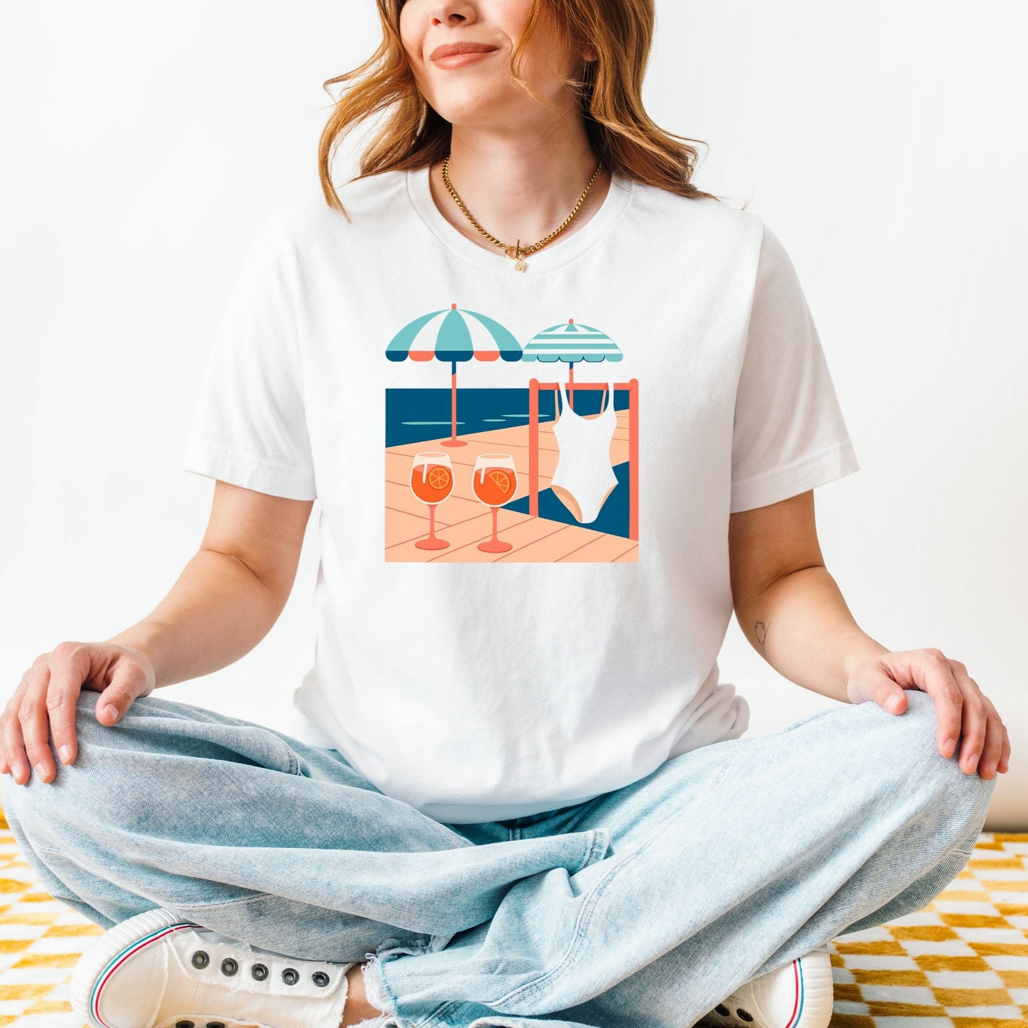 Italian Summer, Beach Ready Tee, Aperitivo Shirt - Craig Michael Design