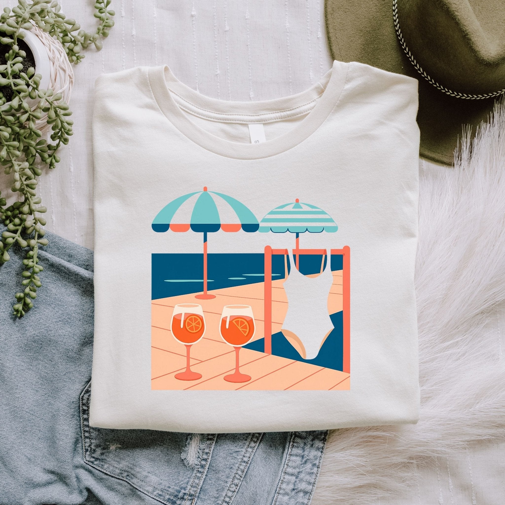 Italian Summer, Beach Ready Tee, Aperitivo Shirt - Craig Michael Design