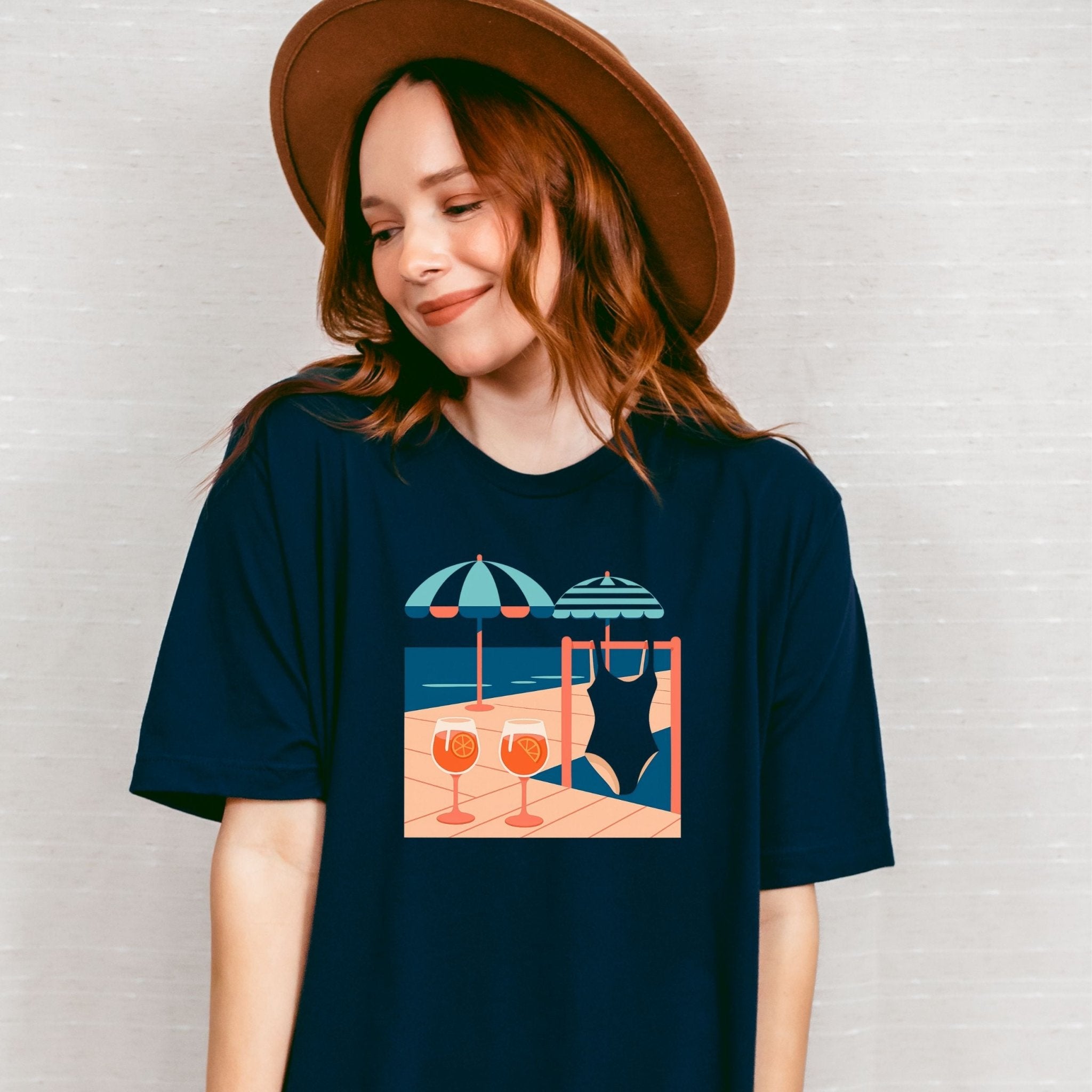 Italian Summer, Beach Ready Tee, Aperitivo Shirt - Craig Michael Design