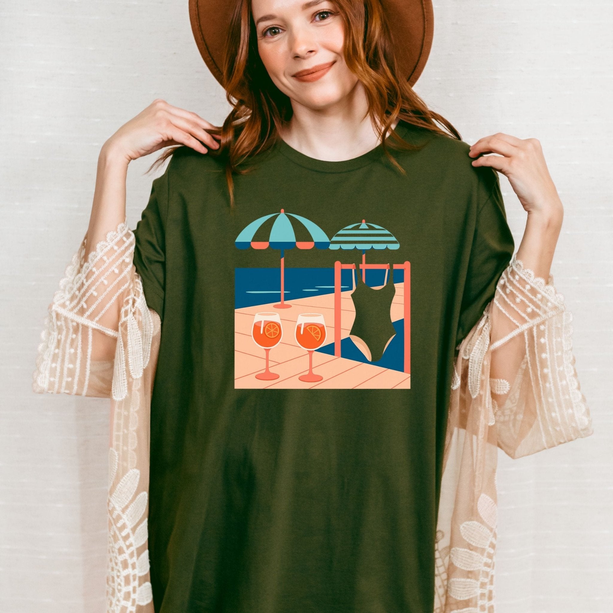 Italian Summer, Beach Ready Tee, Aperitivo Shirt - Craig Michael Design