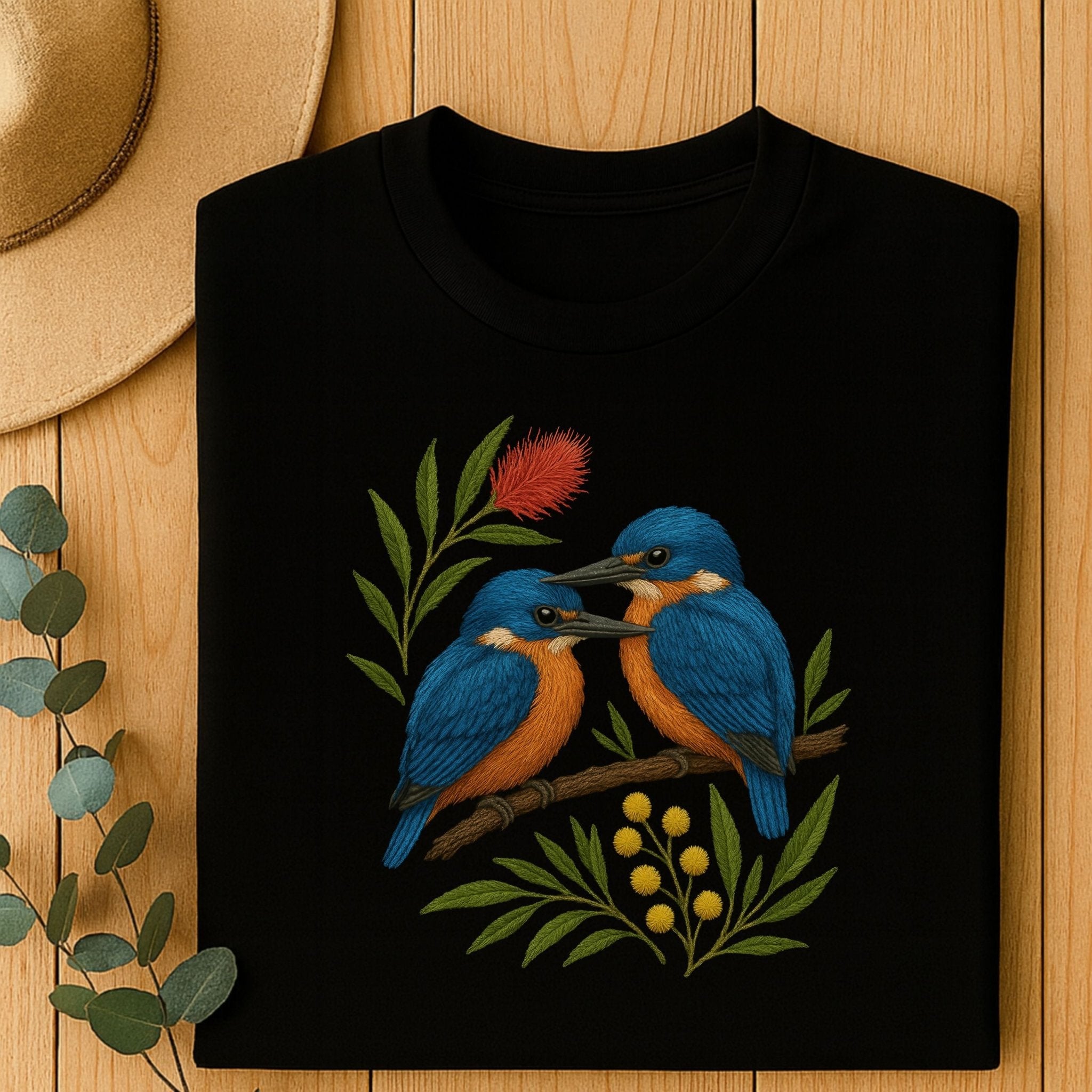 Kingfisher T-Shirt – Australian Native Bird Collection - Craig Michael Design