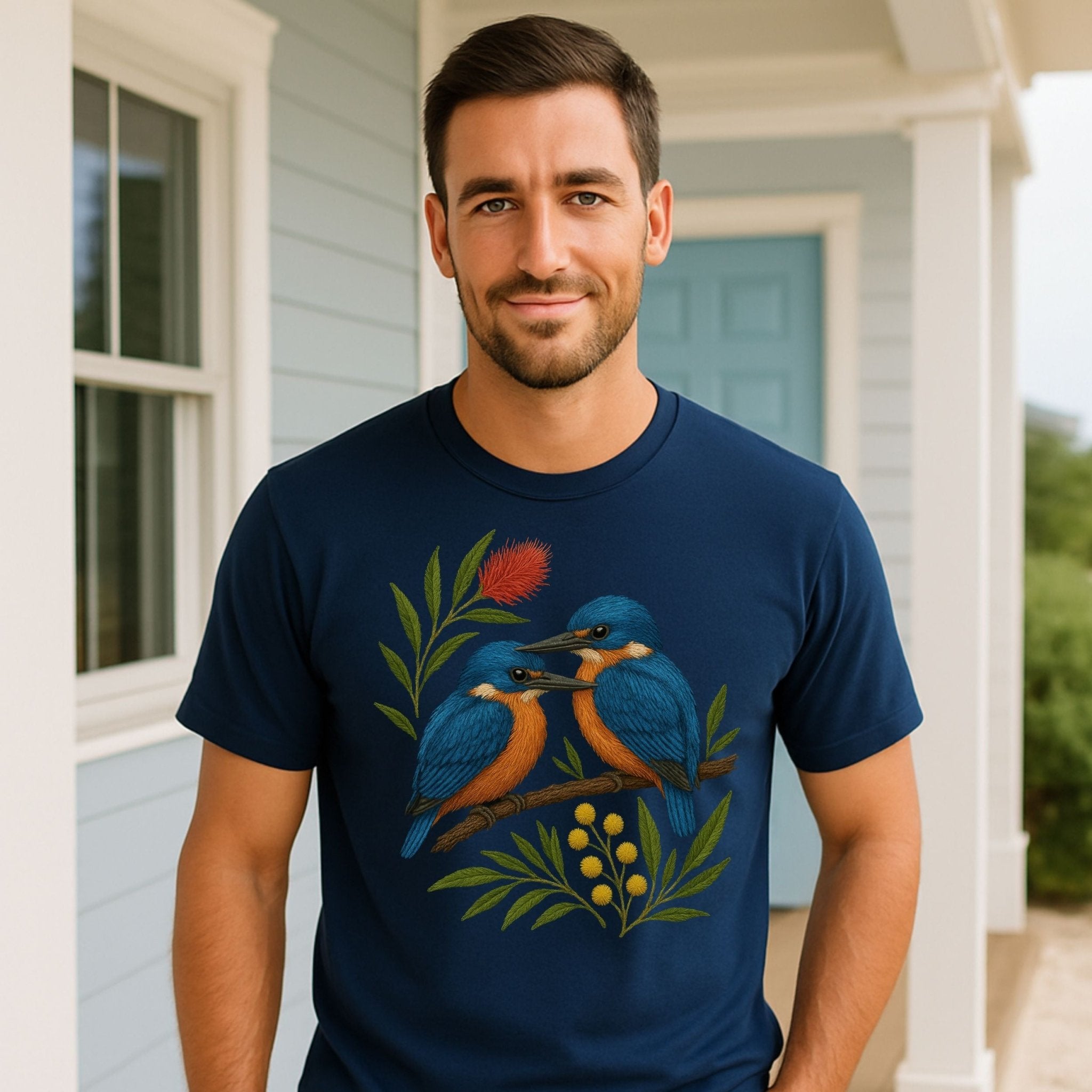 Kingfisher T-Shirt – Australian Native Bird Collection - Craig Michael Design
