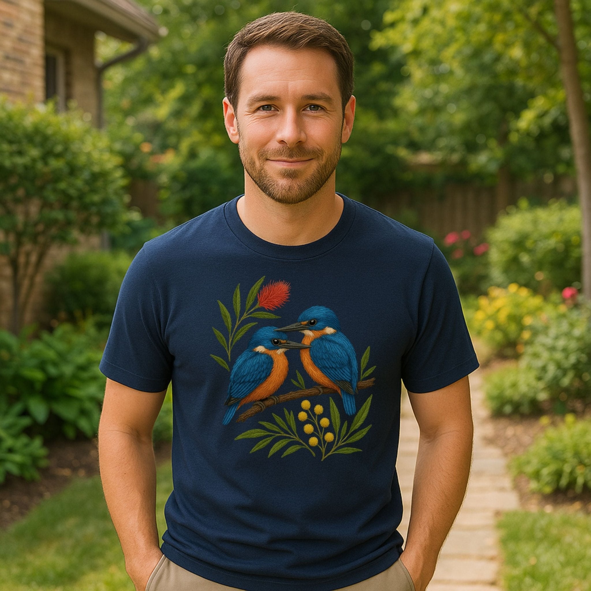Kingfisher T-Shirt – Australian Native Bird Collection - Craig Michael Design