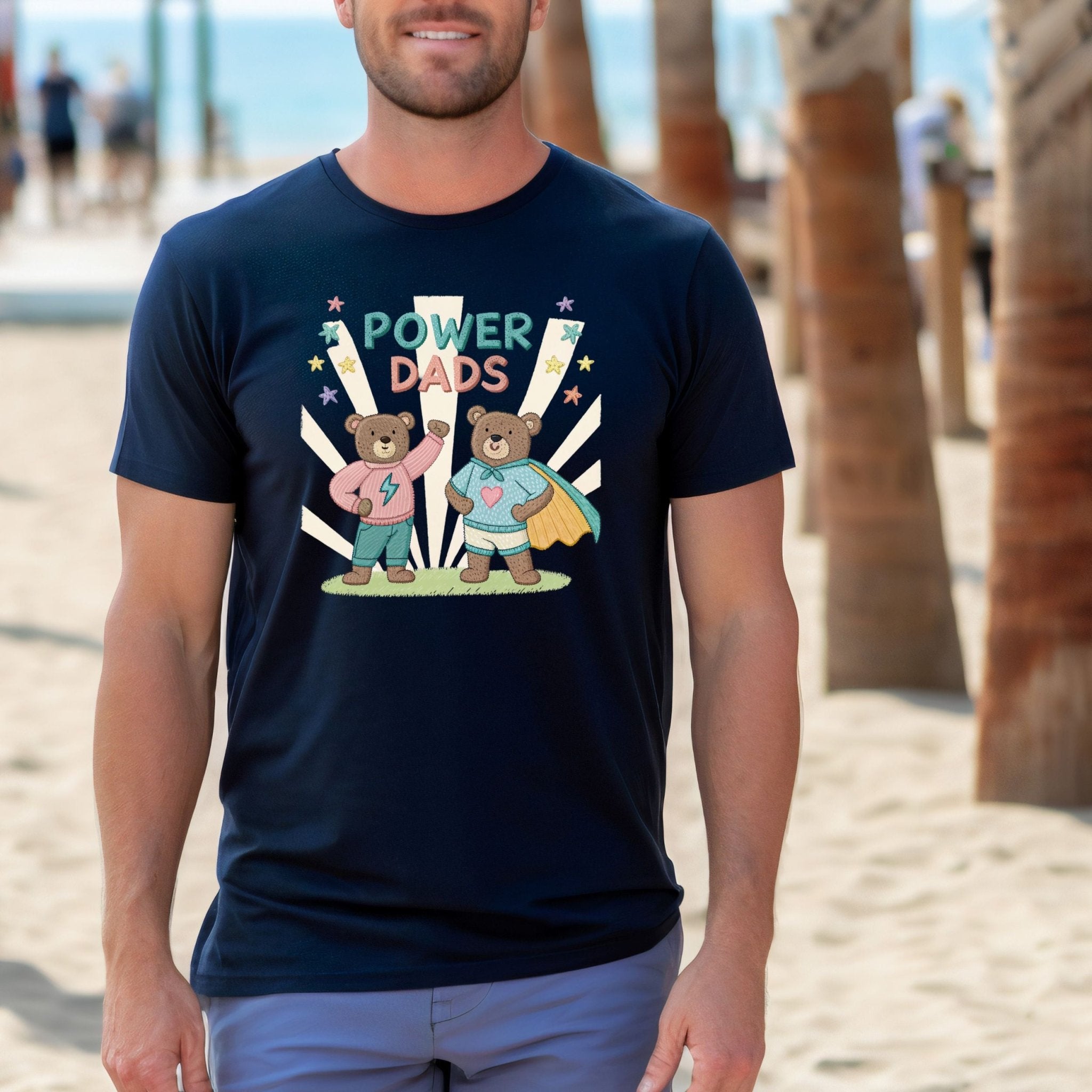 LGBTQ Cottagecore Power Dads Gay Father’s Day T-Shirt - Craig Michael Design