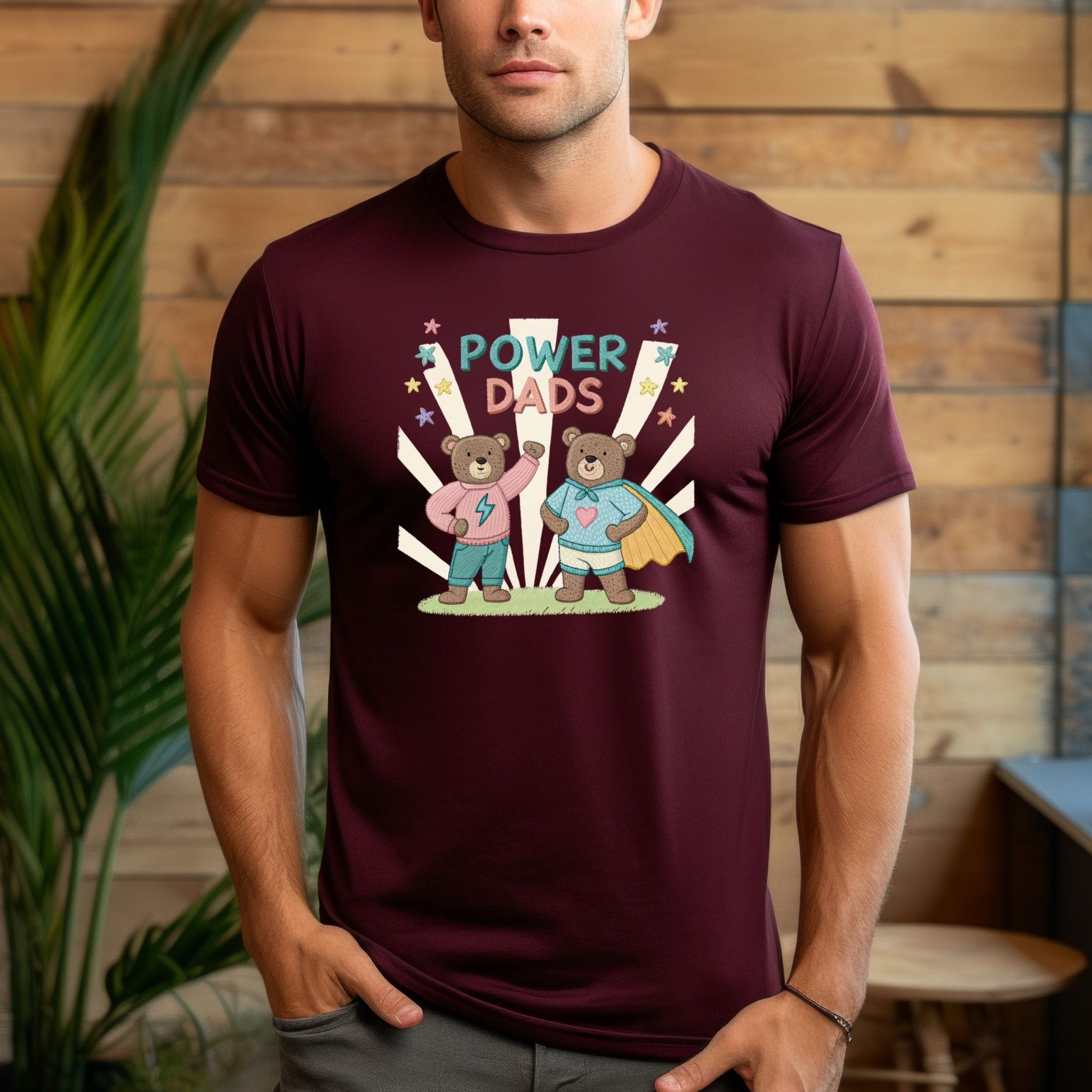 LGBTQ Cottagecore Power Dads Gay Father’s Day T-Shirt - Craig Michael Design