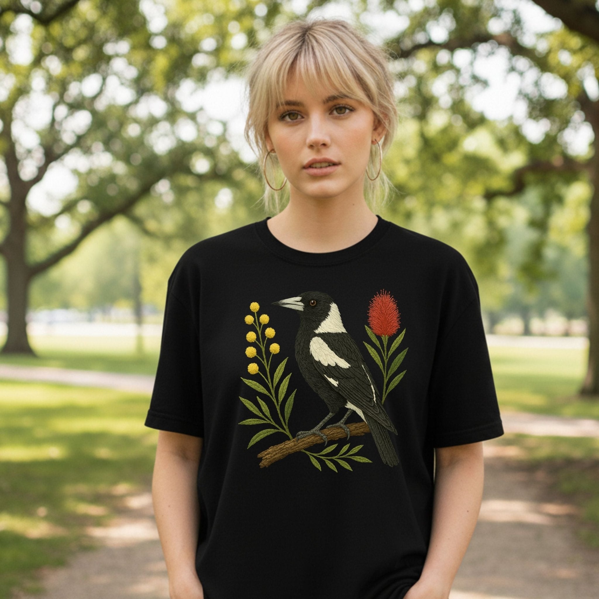 Magpie T-Shirt – Australian Native Bird Collection - Craig Michael Design