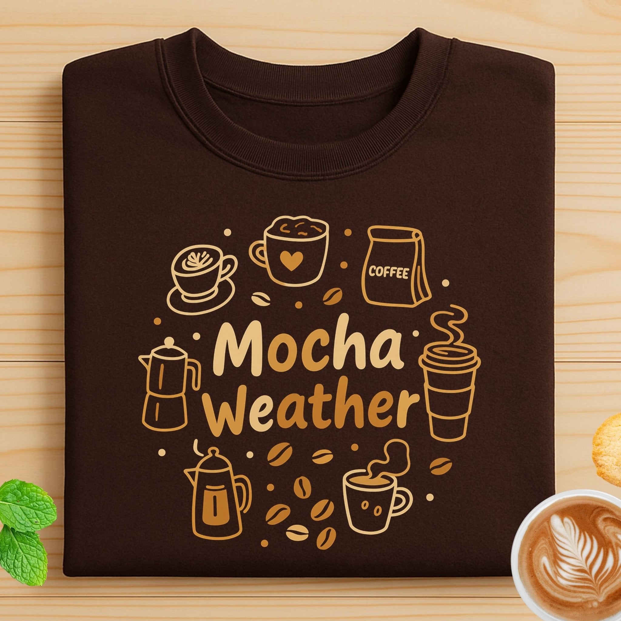 Mocha Weather Sweatshirt - Craig Michael Design