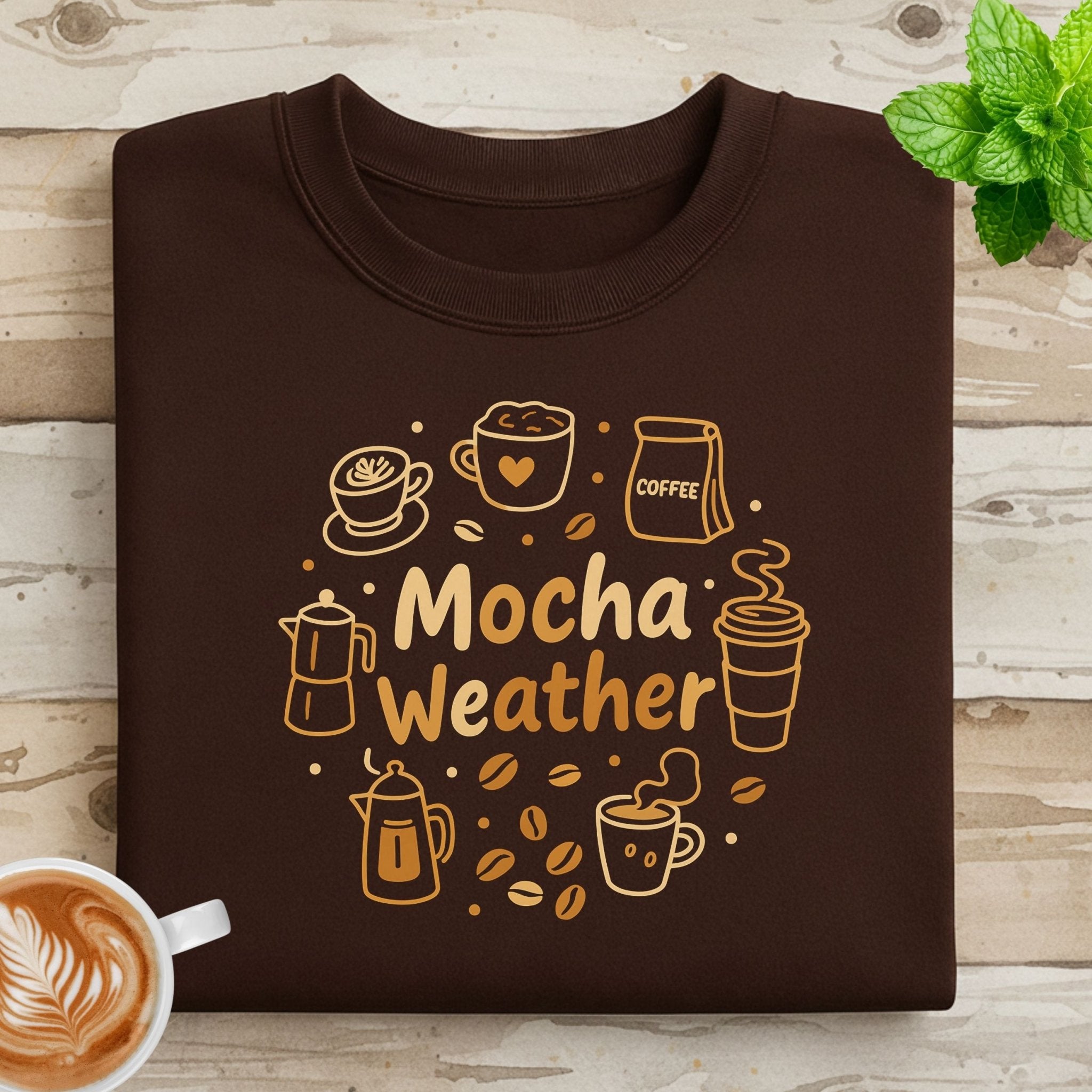 Mocha Weather Sweatshirt - Craig Michael Design