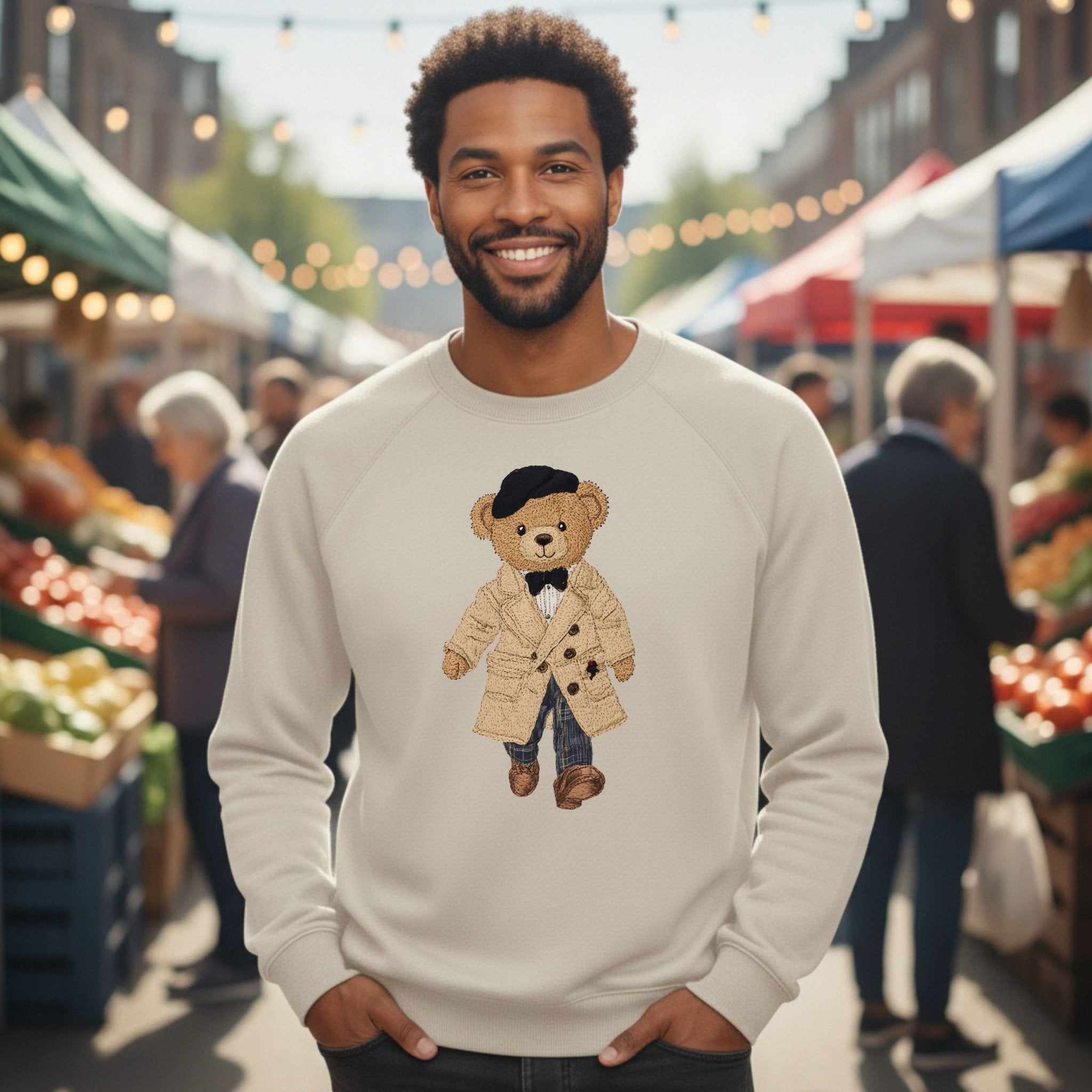 Paris Bear Sweatshirt - Craig Michael Design