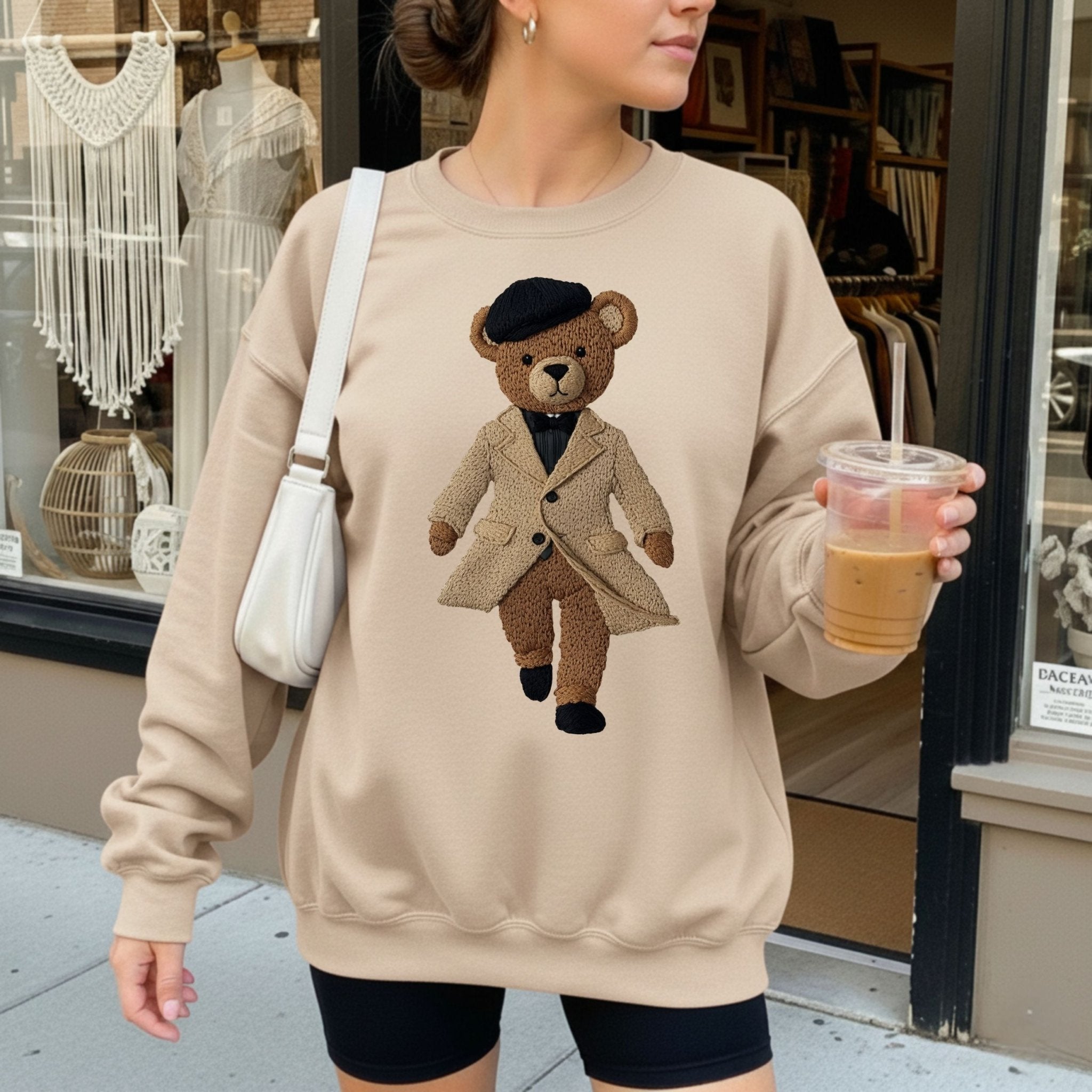 Paris Bear Sweatshirt - Craig Michael Design