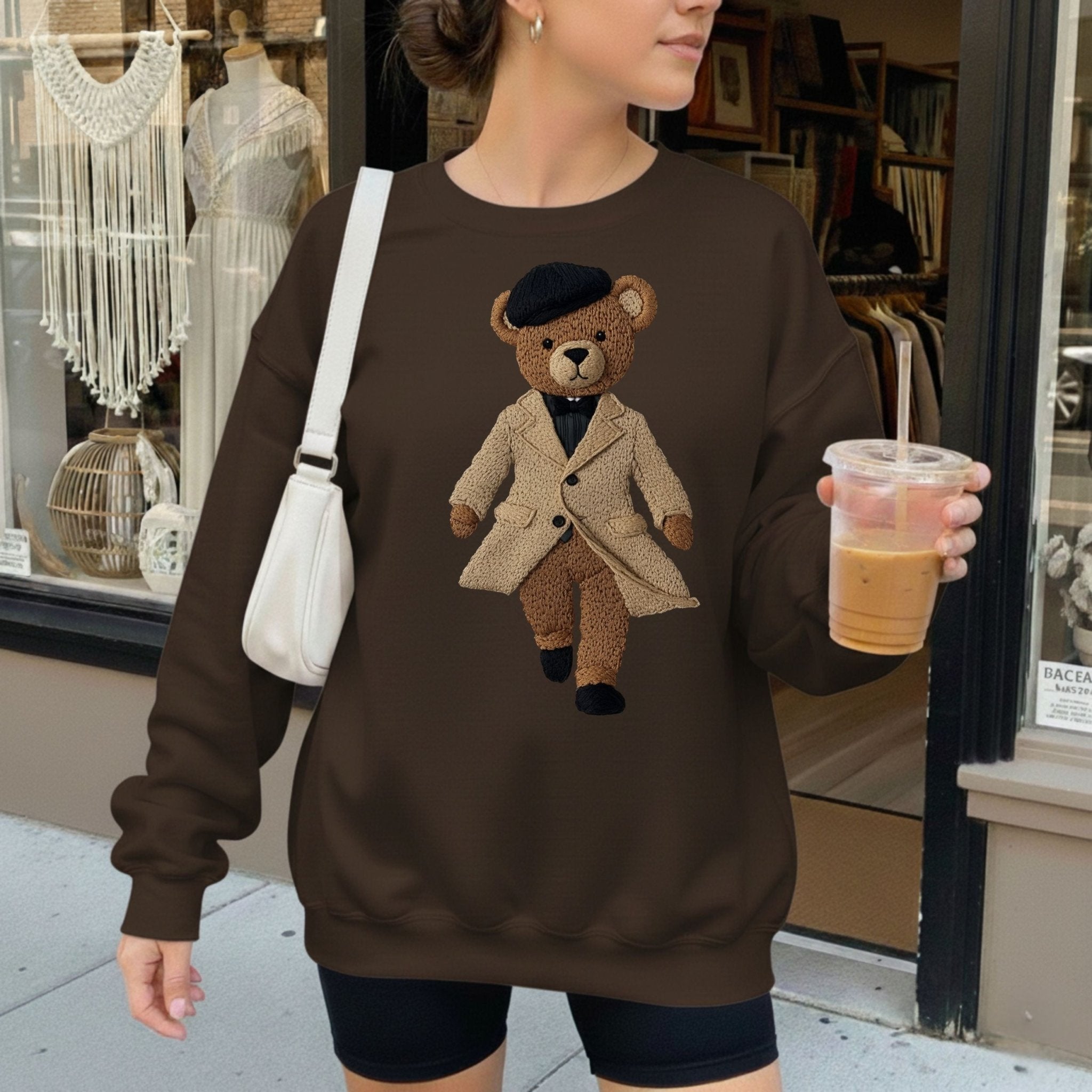 Paris Bear Sweatshirt - Craig Michael Design