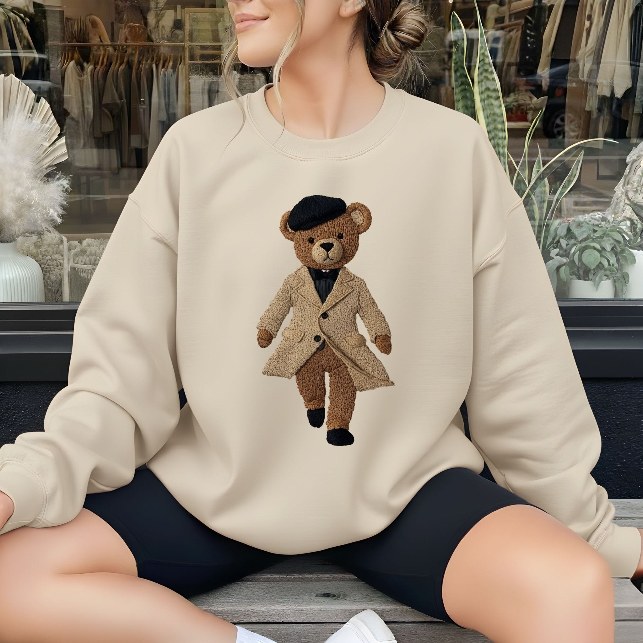 Paris Bear Sweatshirt - Craig Michael Design