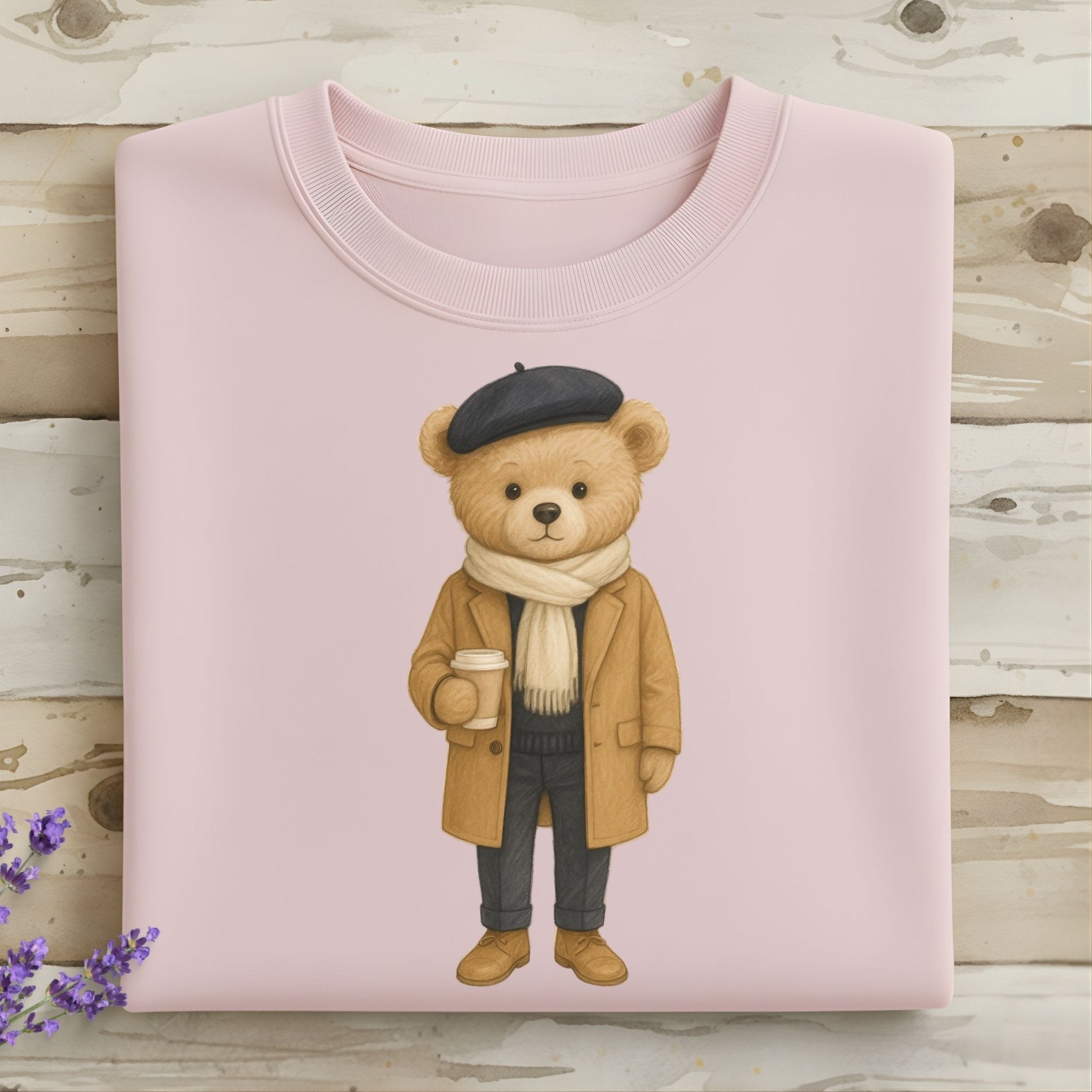Paris Café Teddy Sweatshirt - Craig Michael Design