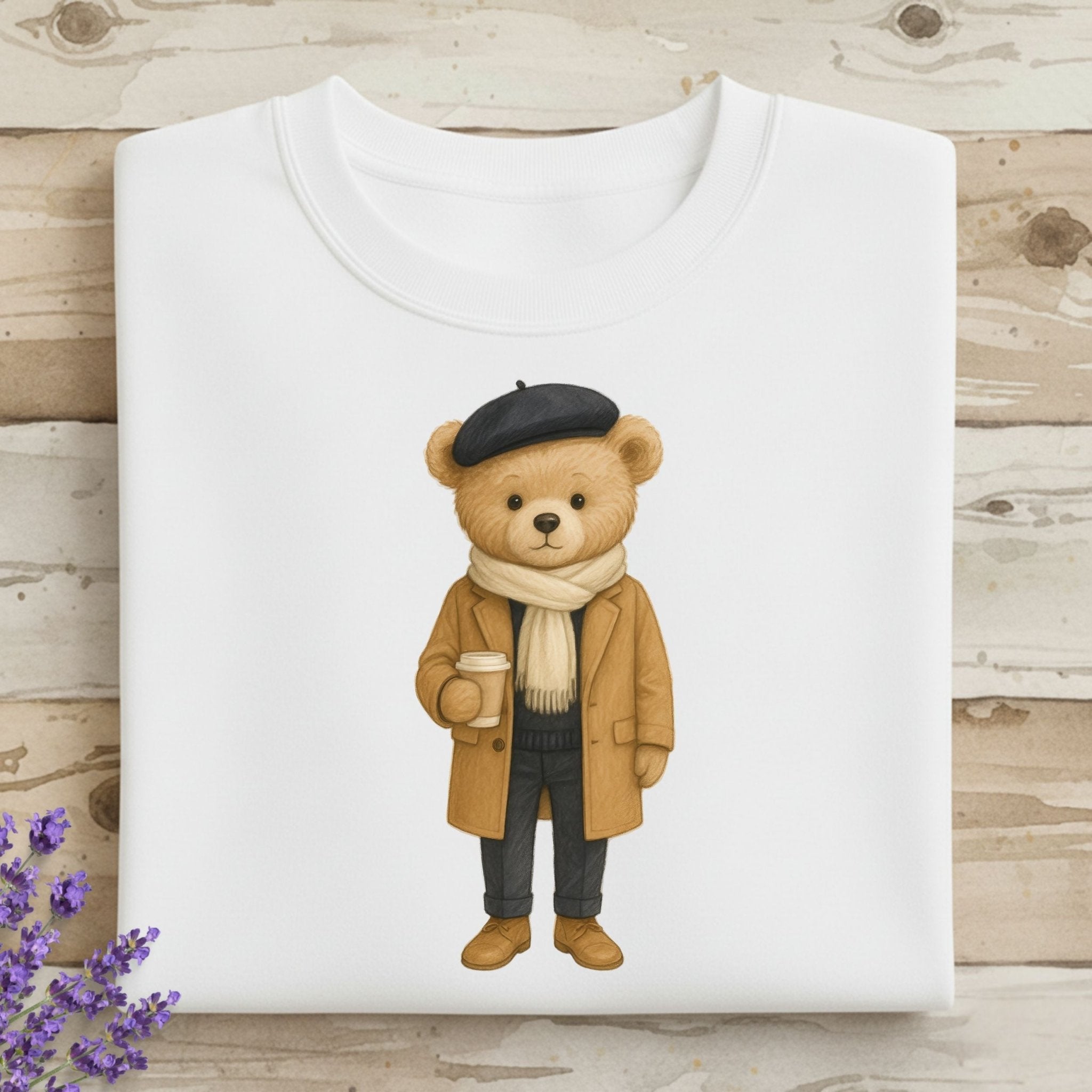 Paris Café Teddy Sweatshirt - Craig Michael Design