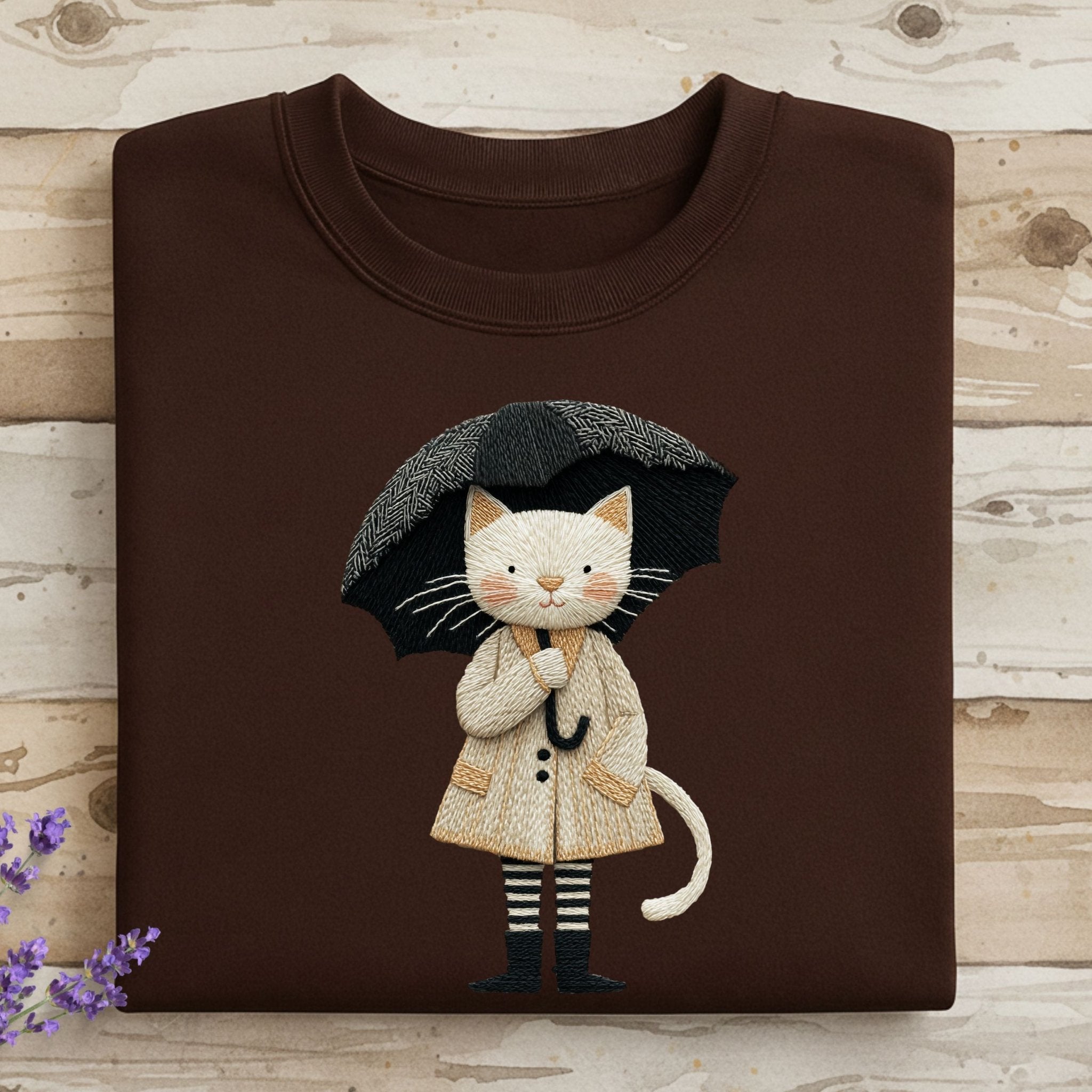 Paris Kitty Sweatshirt – La Promenade - Craig Michael Design