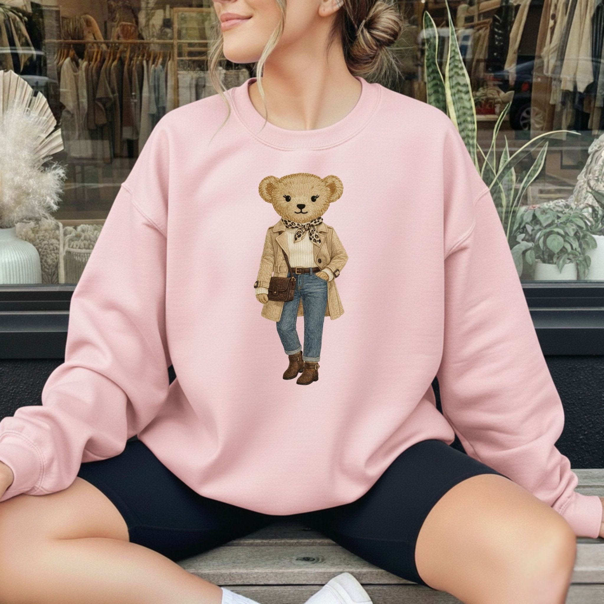 Paris Street Style Teddy Sweatshirt - Craig Michael Design