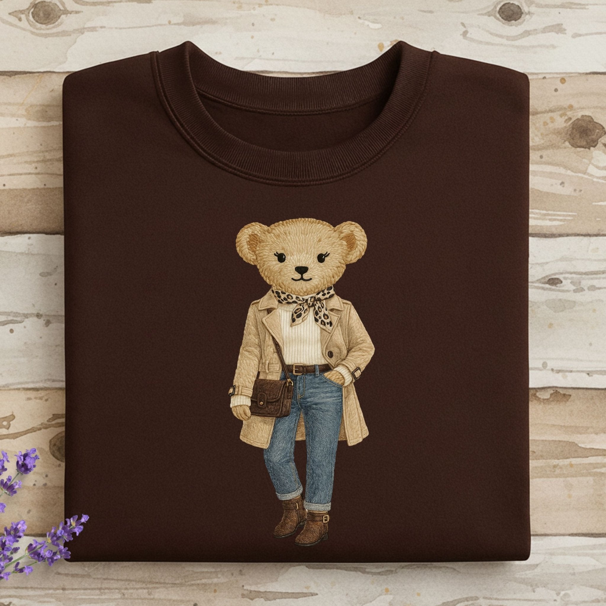 Paris Street Style Teddy Sweatshirt - Craig Michael Design