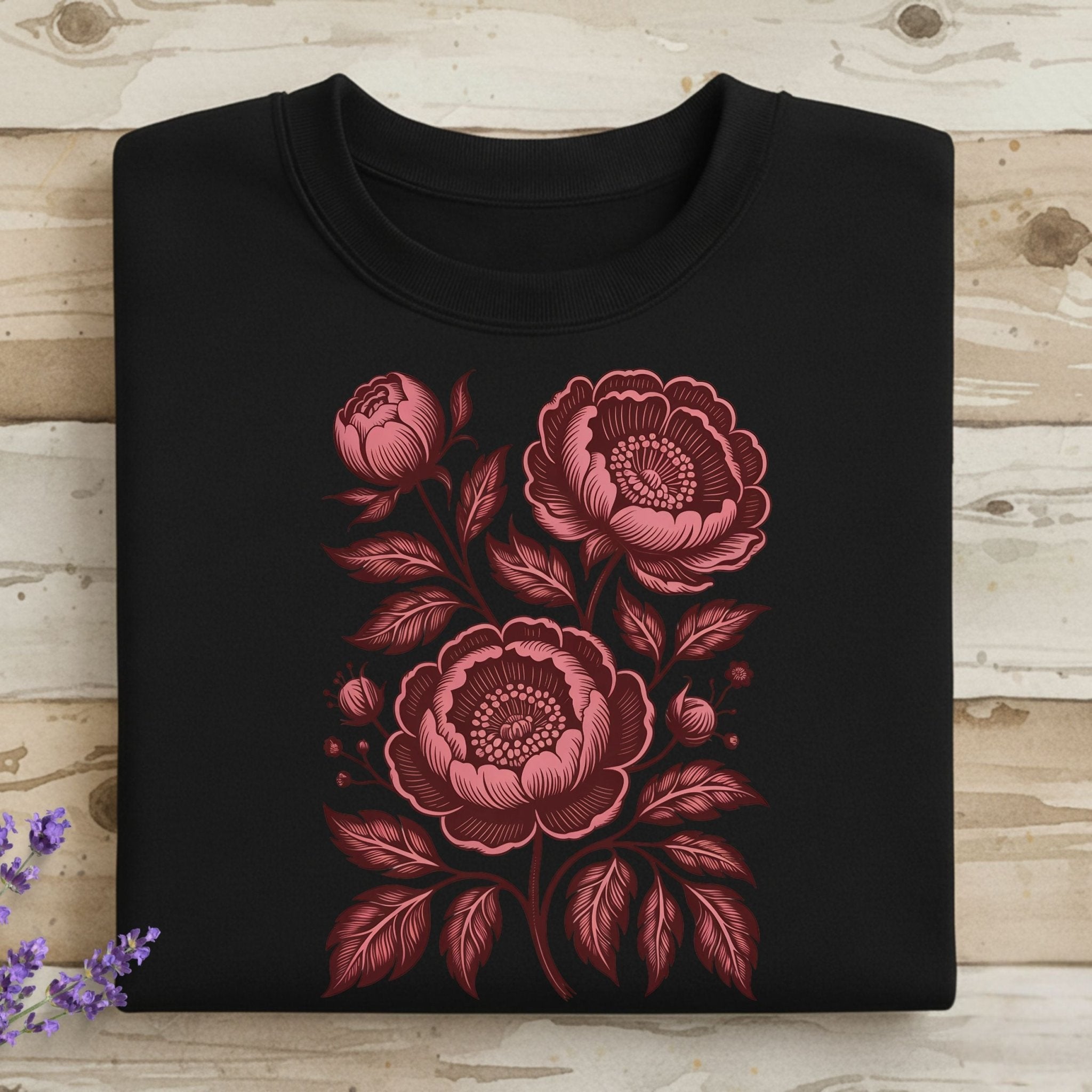 Peony Floral Sweatshirt - Craig Michael Design