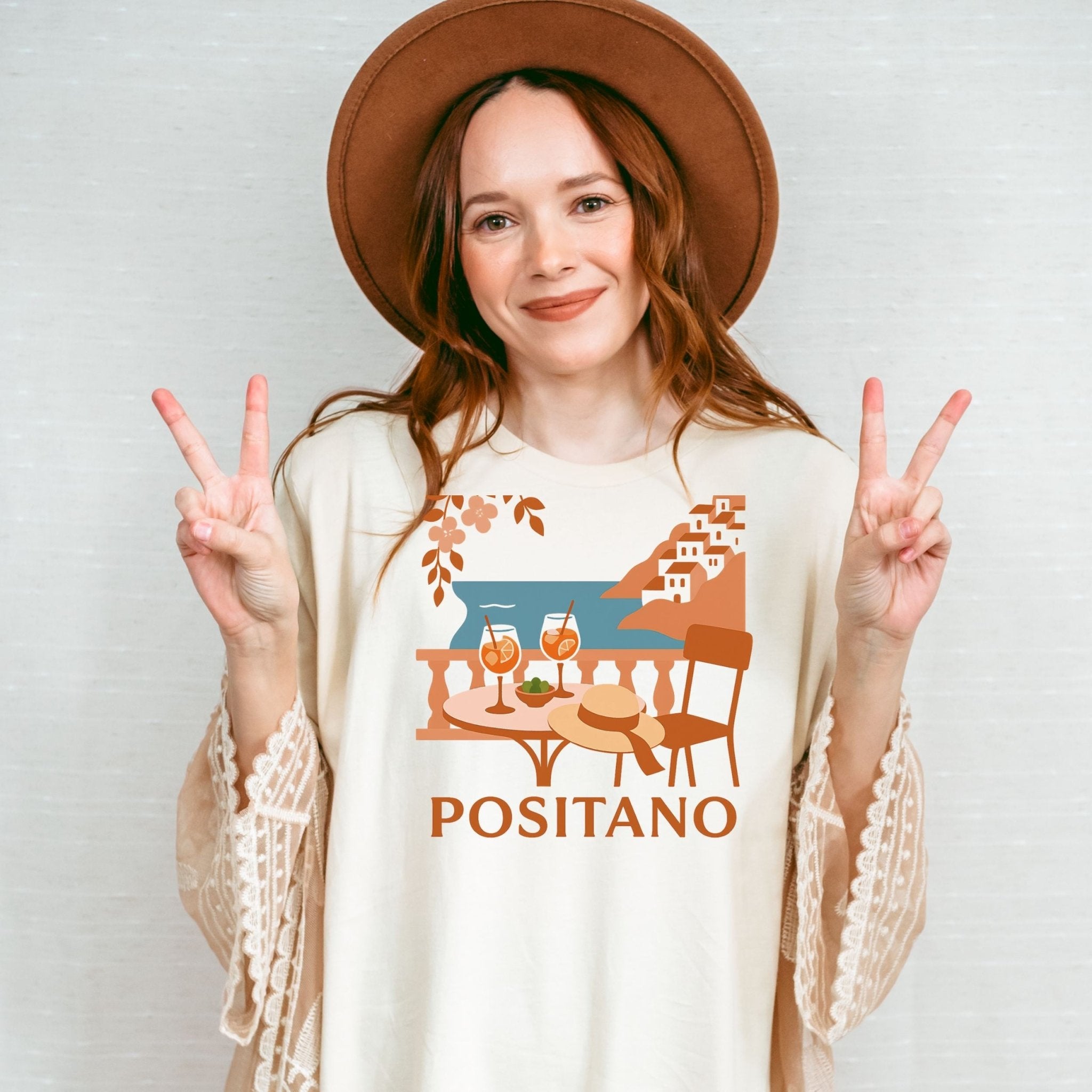 Positano T-Shirt, Amalfi Coast Tee - Craig Michael Design