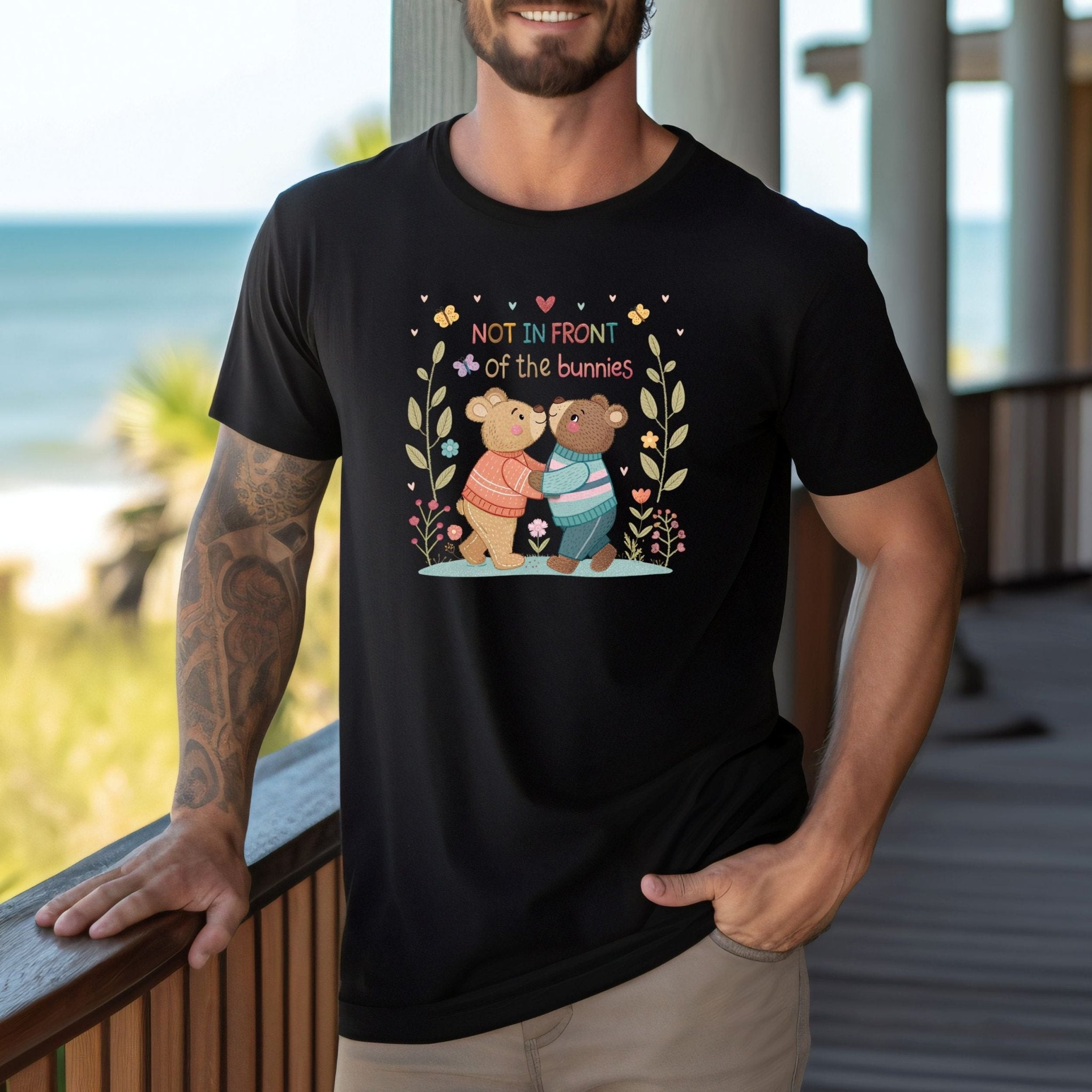 Proud Dad Duo T-Shirt, Cottagecore Gay Fathers Day Gift - Craig Michael Design