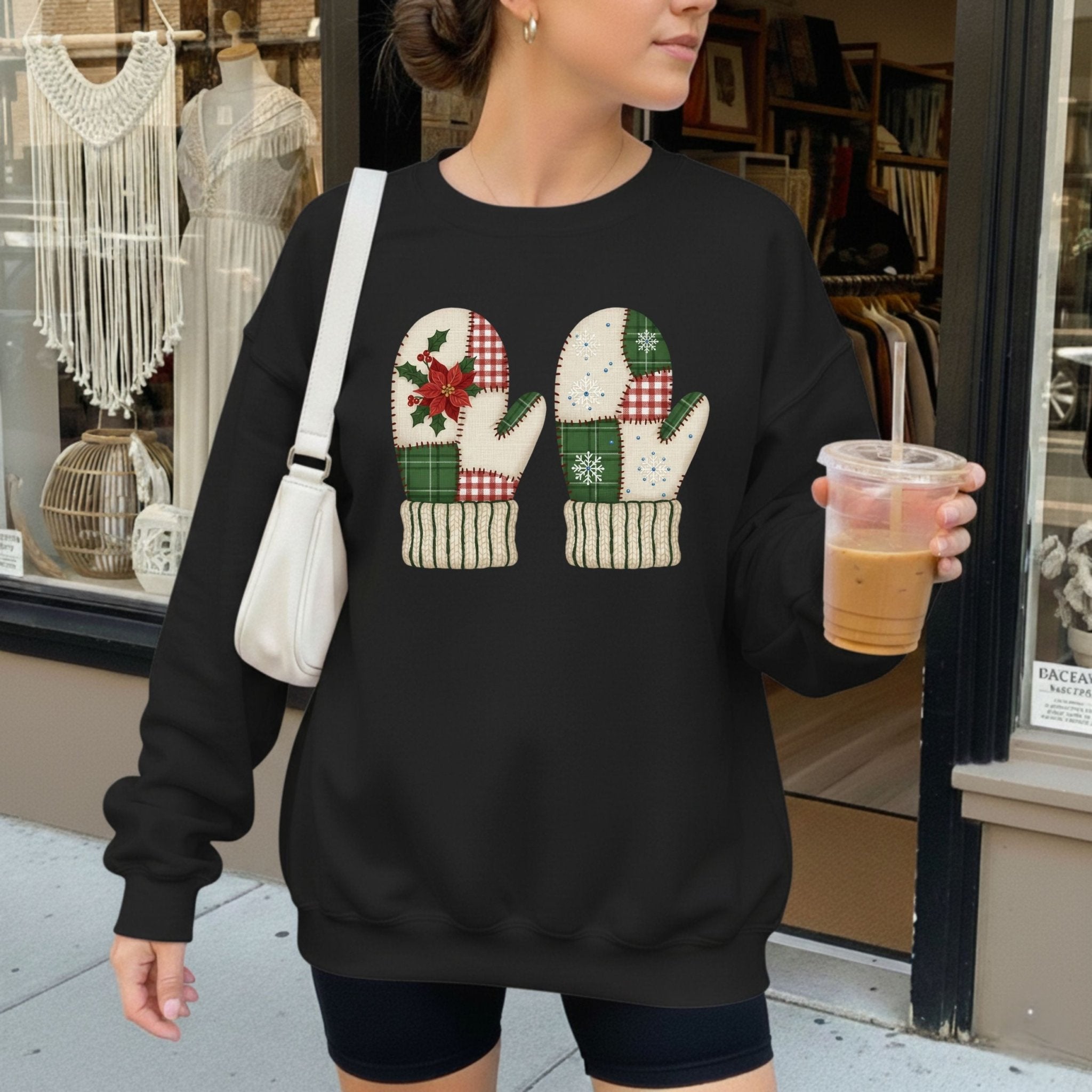 Quilted Mittens Sweatshirt – Cozy Holiday Edition - Craig Michael Design