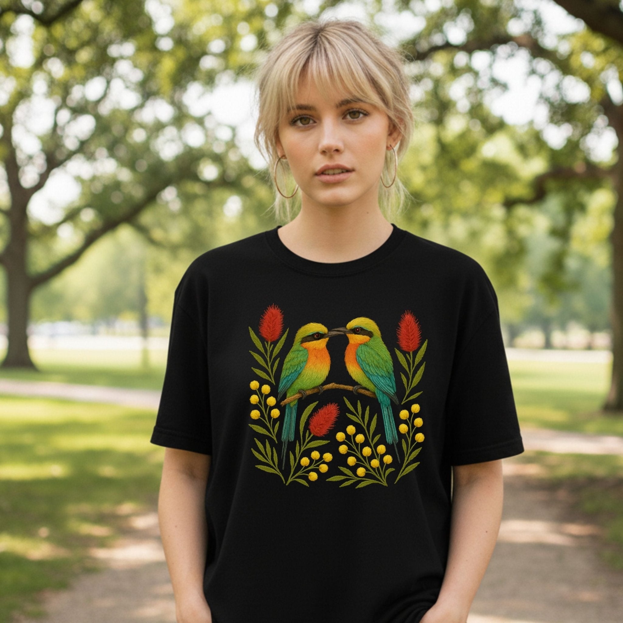 Rainbow Bee - Eater T-Shirt – Australian Native Bird Collection - Craig Michael Design