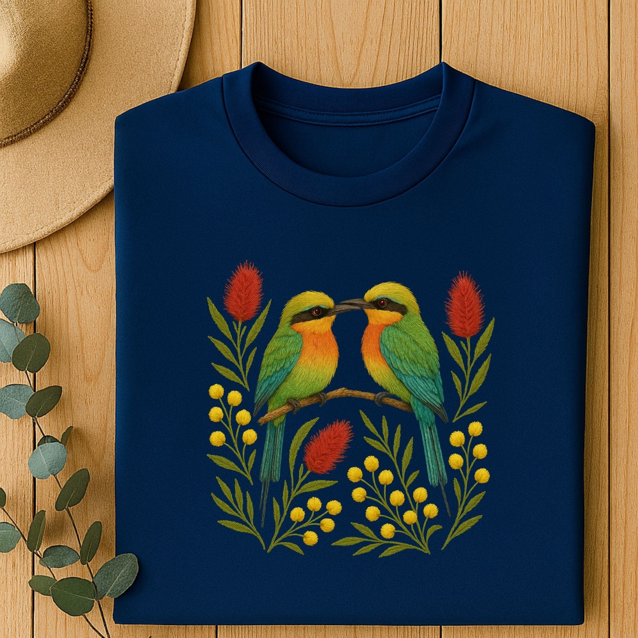 Rainbow Bee - Eater T-Shirt – Australian Native Bird Collection - Craig Michael Design