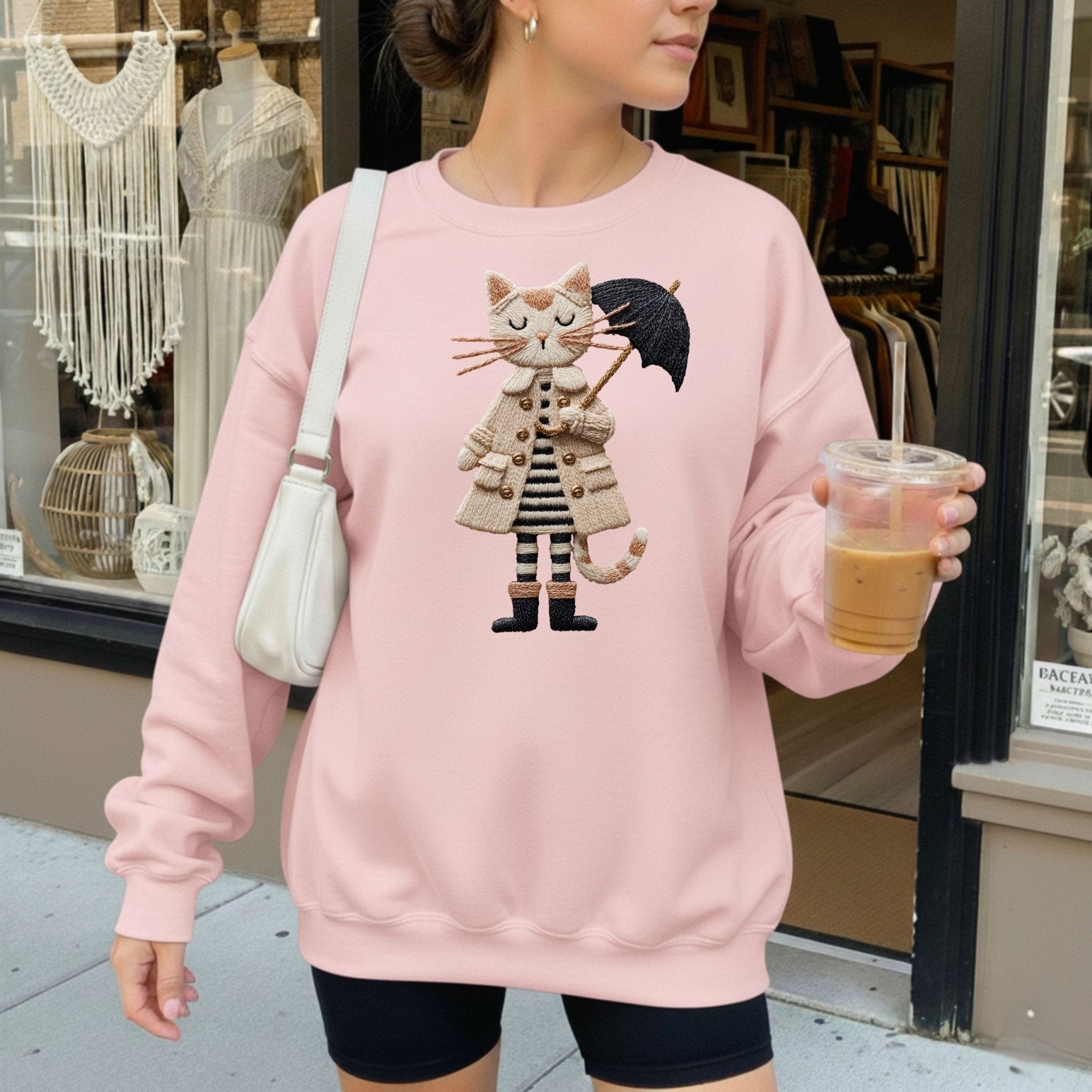 Rainy Day Cat Sweatshirt - Craig Michael Design