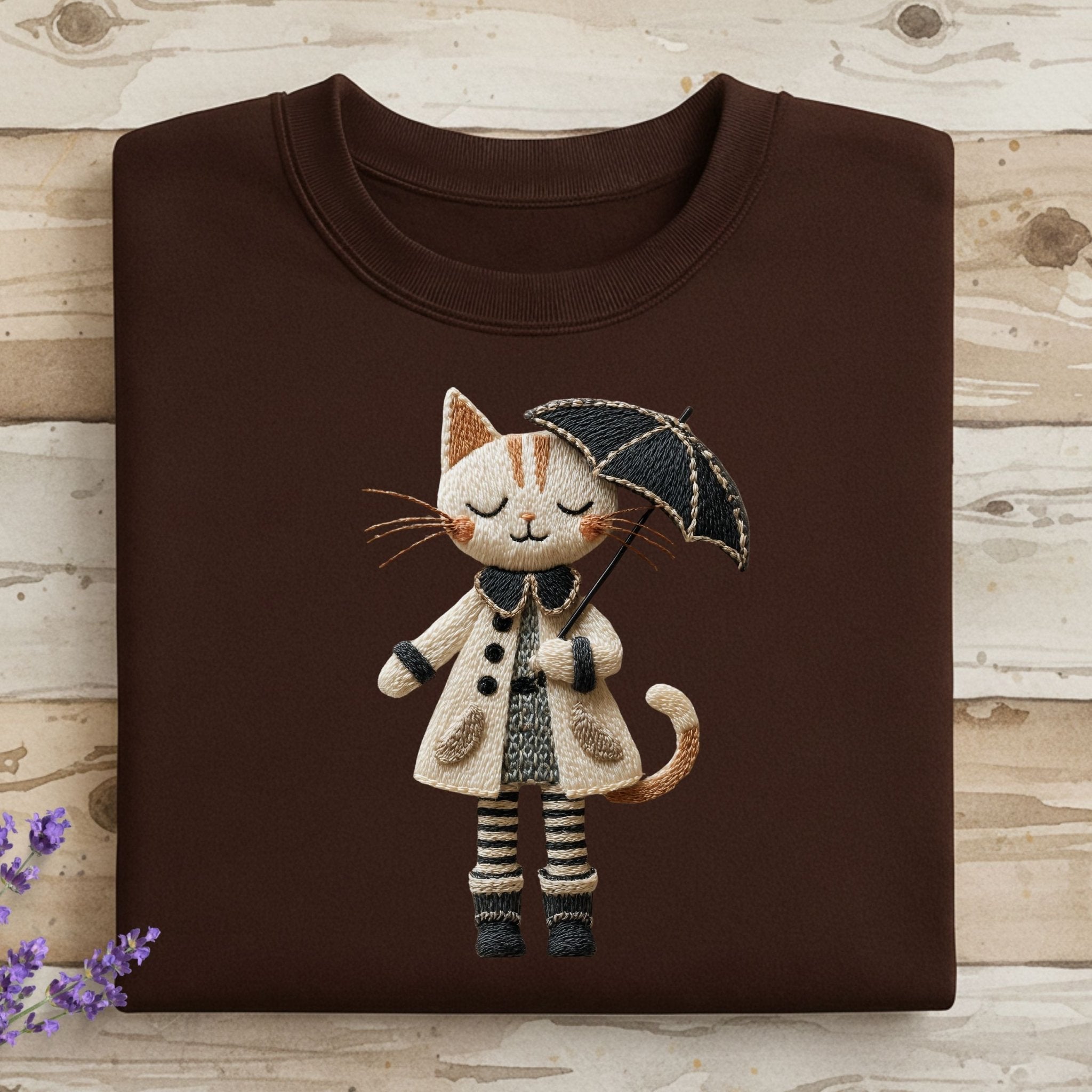 Rainy Day Cat Sweatshirt - Craig Michael Design