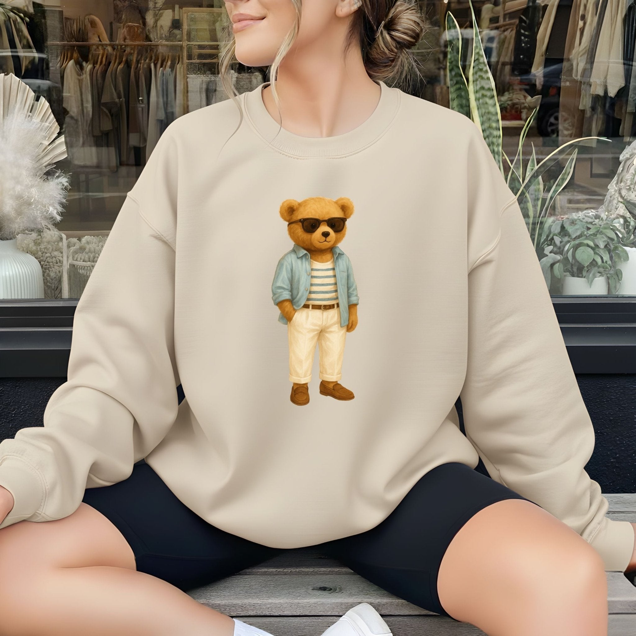 Riviera Summer Teddy Sweatshirt - Craig Michael Design