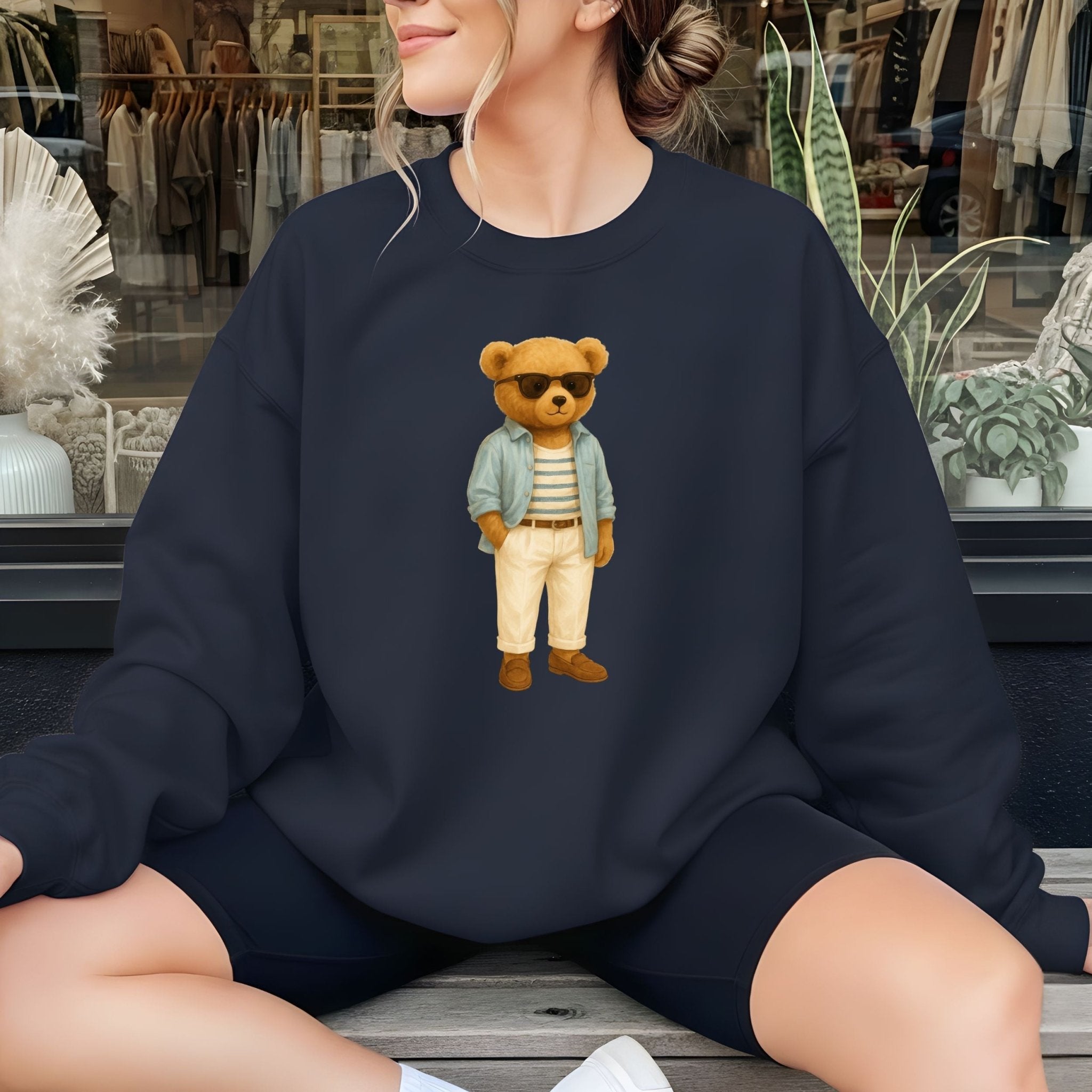 Riviera Summer Teddy Sweatshirt - Craig Michael Design