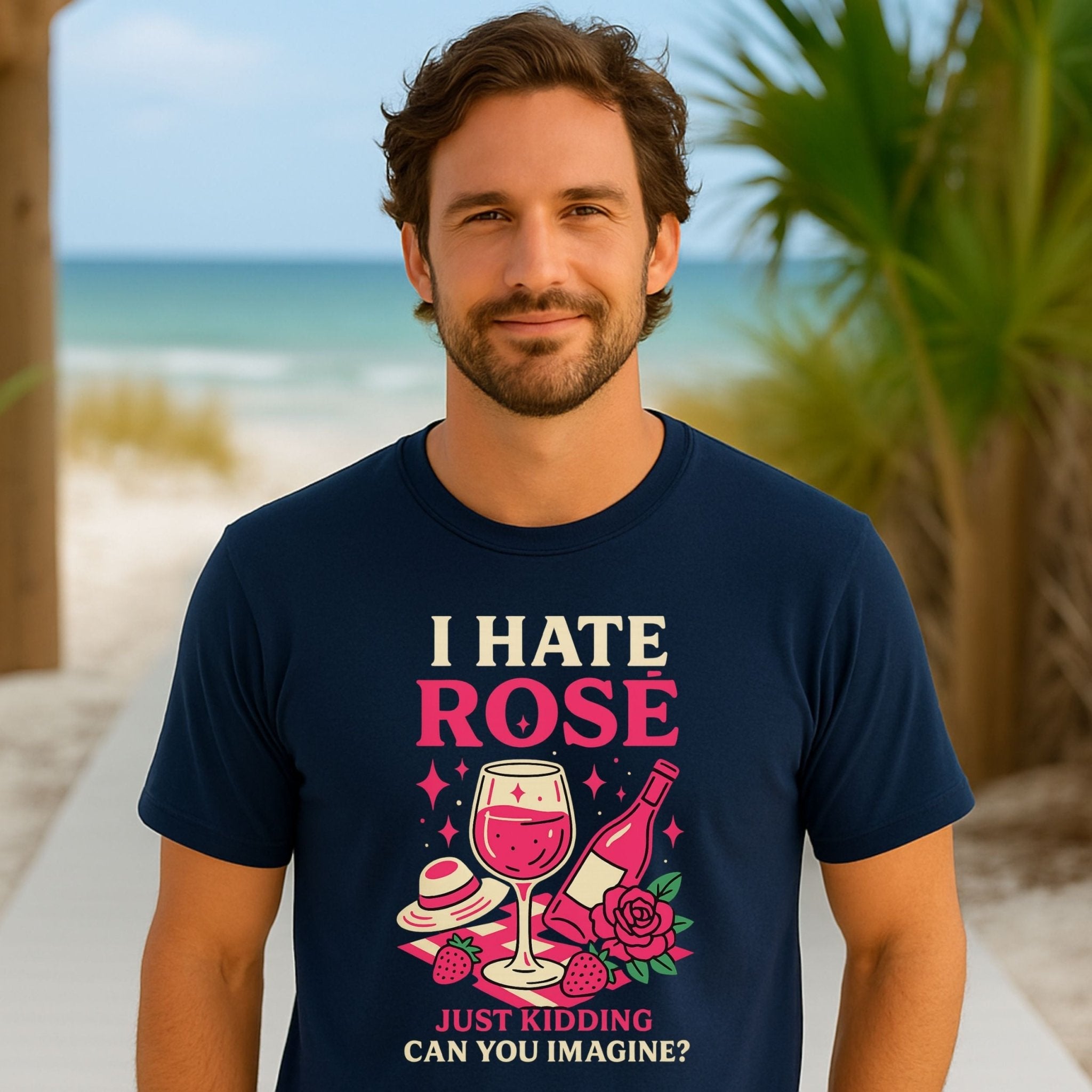 Rosé Lover T-Shirt, Funny Wine Shirt - Craig Michael Design