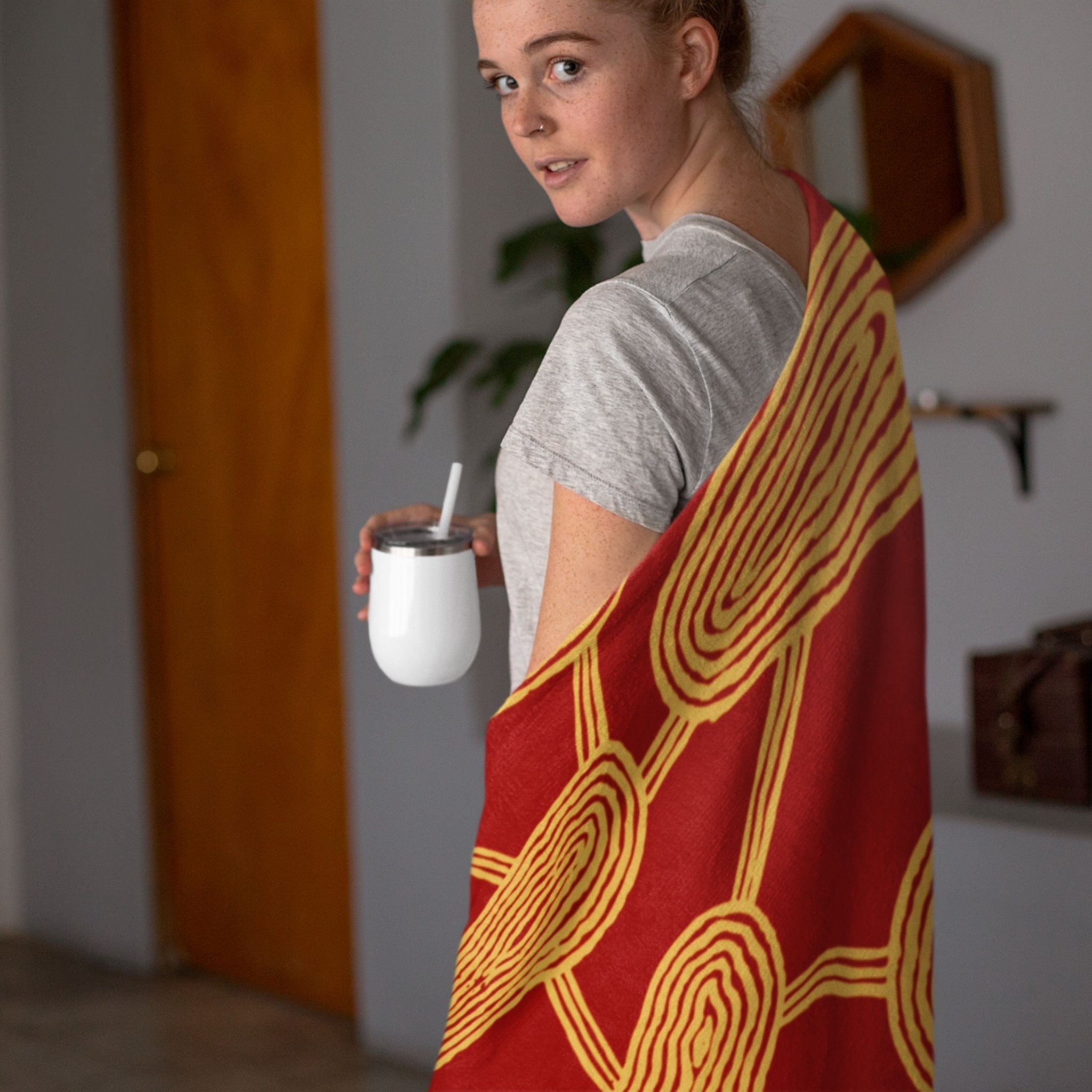 Sacred Journey Indigenous Throw Blanket – Australian Aboriginal Art - Craig Michael Design