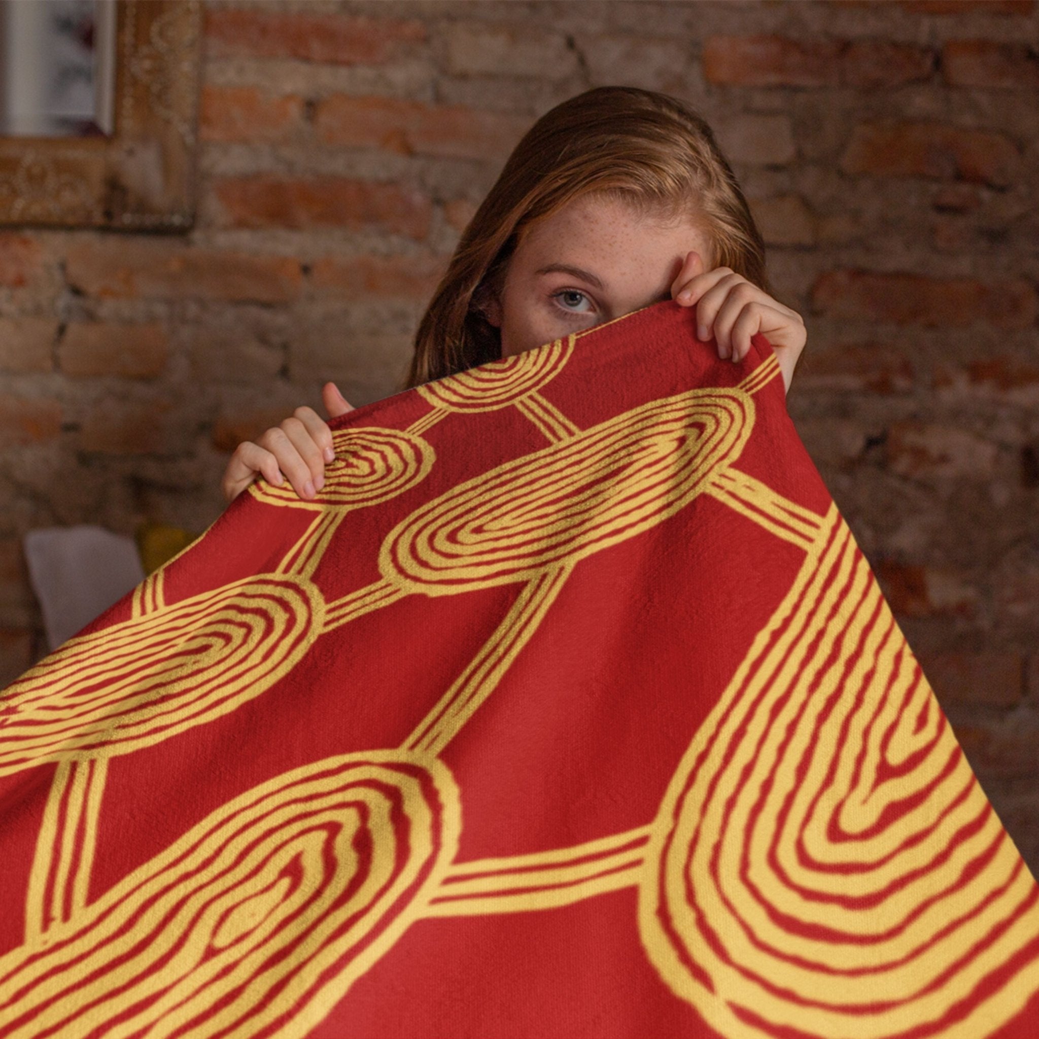 Sacred Journey Indigenous Throw Blanket – Australian Aboriginal Art - Craig Michael Design