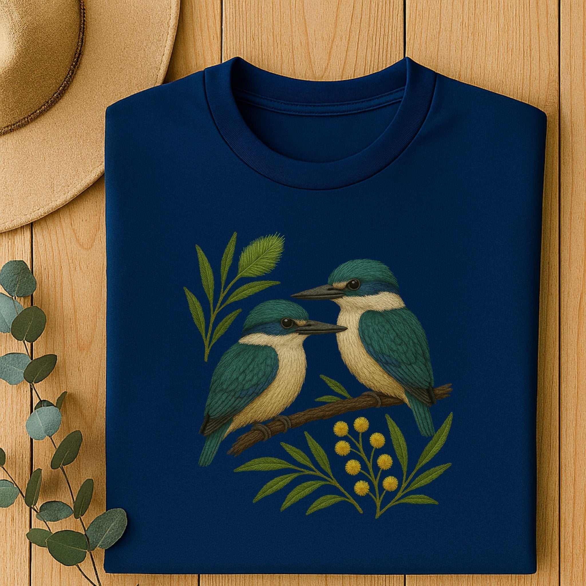 Sacred Kingfisher T-Shirt – Australian Native Bird Collection - Craig Michael Design