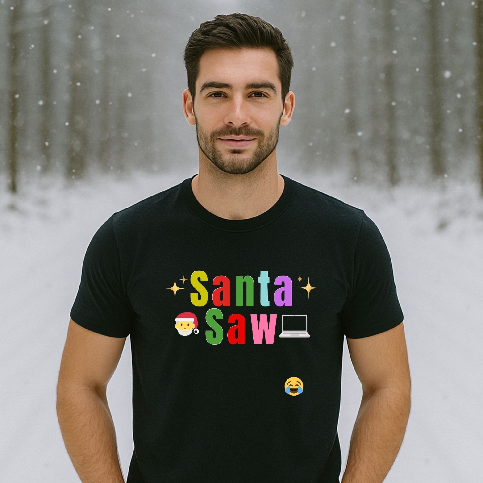 Santa Saw Your Search History Shirt, Funny Christmas T-Shirt - Craig Michael Design