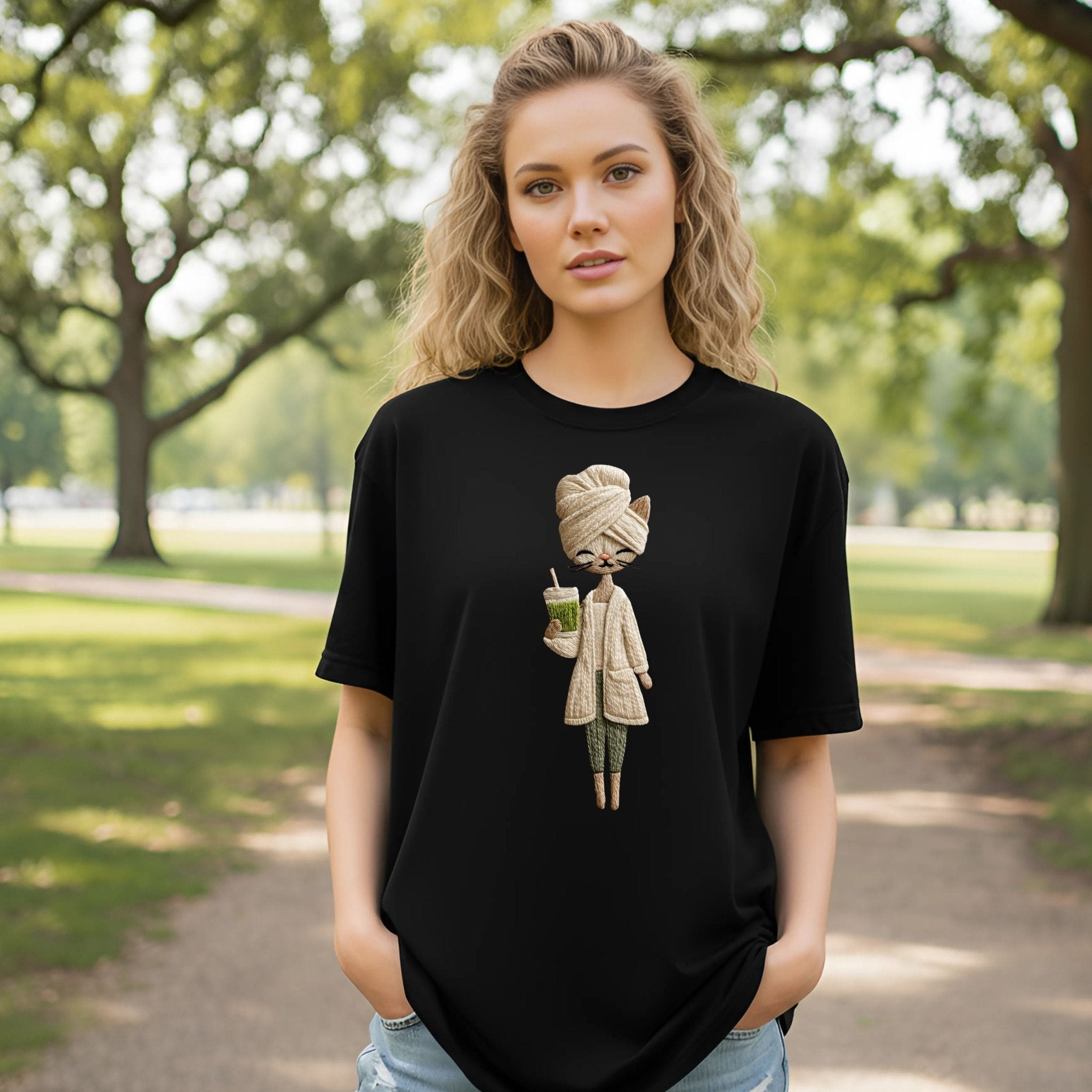 Self - Care Kitty Tee – Spa Retreat Collection - Craig Michael Design