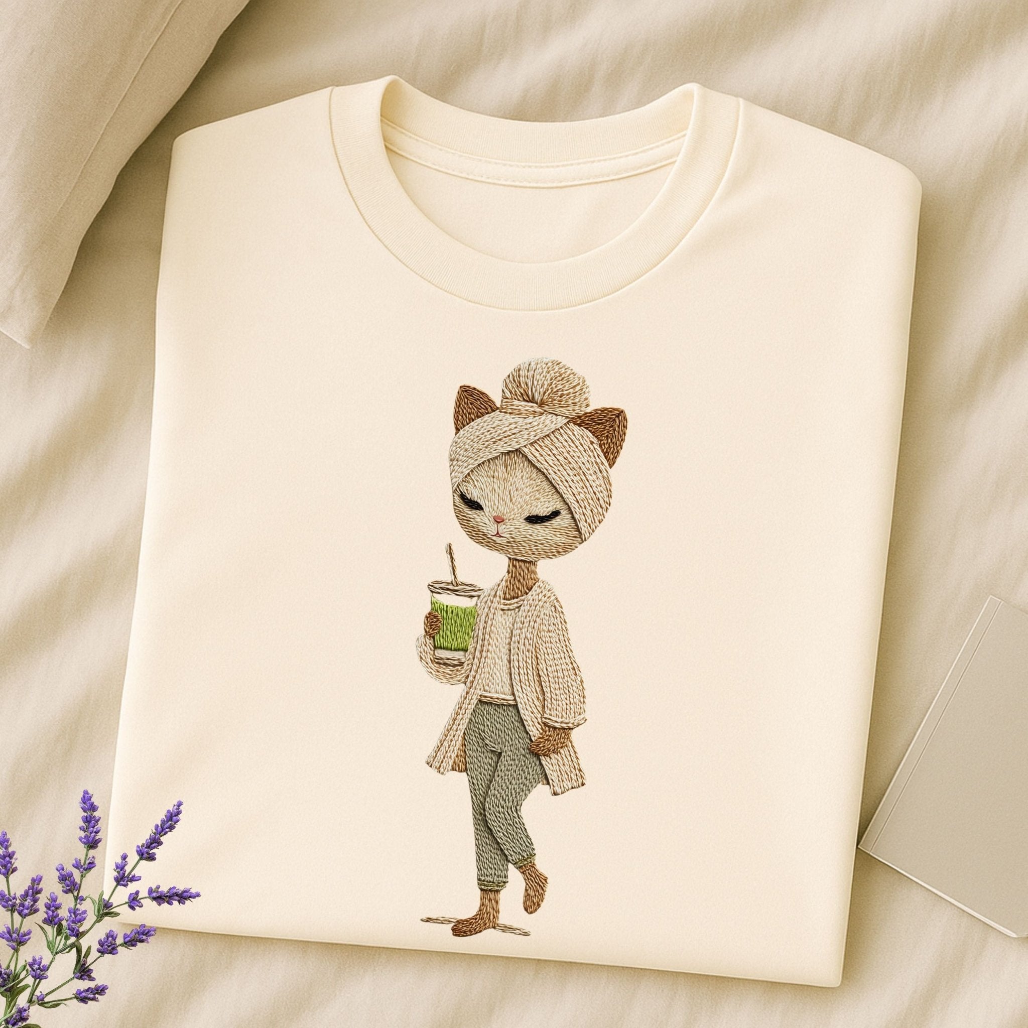 Self - Care Spa Kitty T-Shirt – Wellness Day Tee - Craig Michael Design