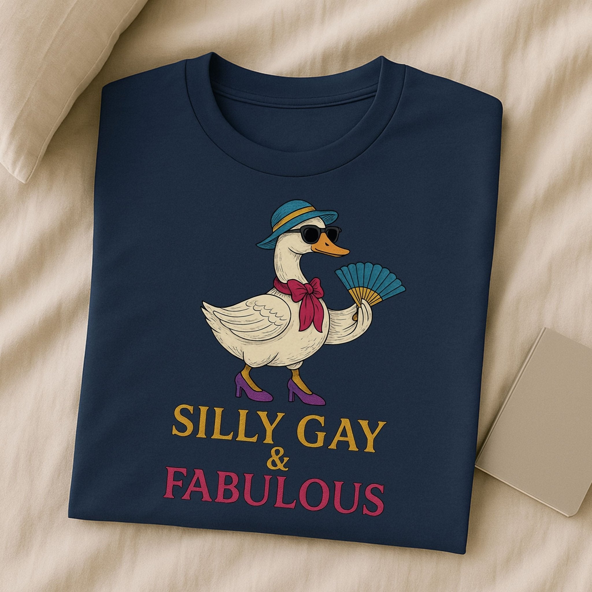 Silly Gay & Fabulous Shirt, Embroidered - Style, Funny LGBTQ Gift - Craig Michael Design