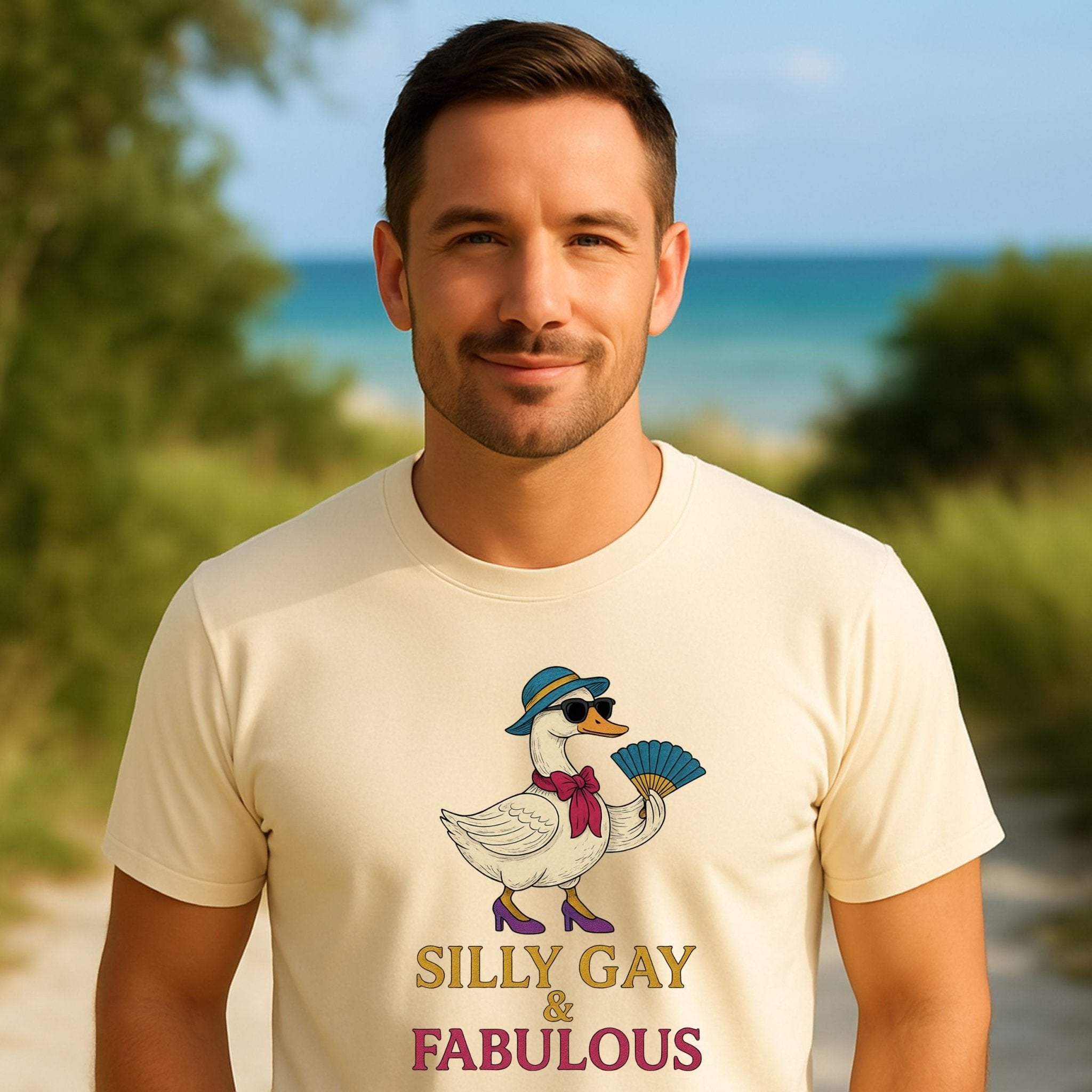 Silly Gay & Fabulous Shirt, Embroidered - Style, Funny LGBTQ Gift - Craig Michael Design