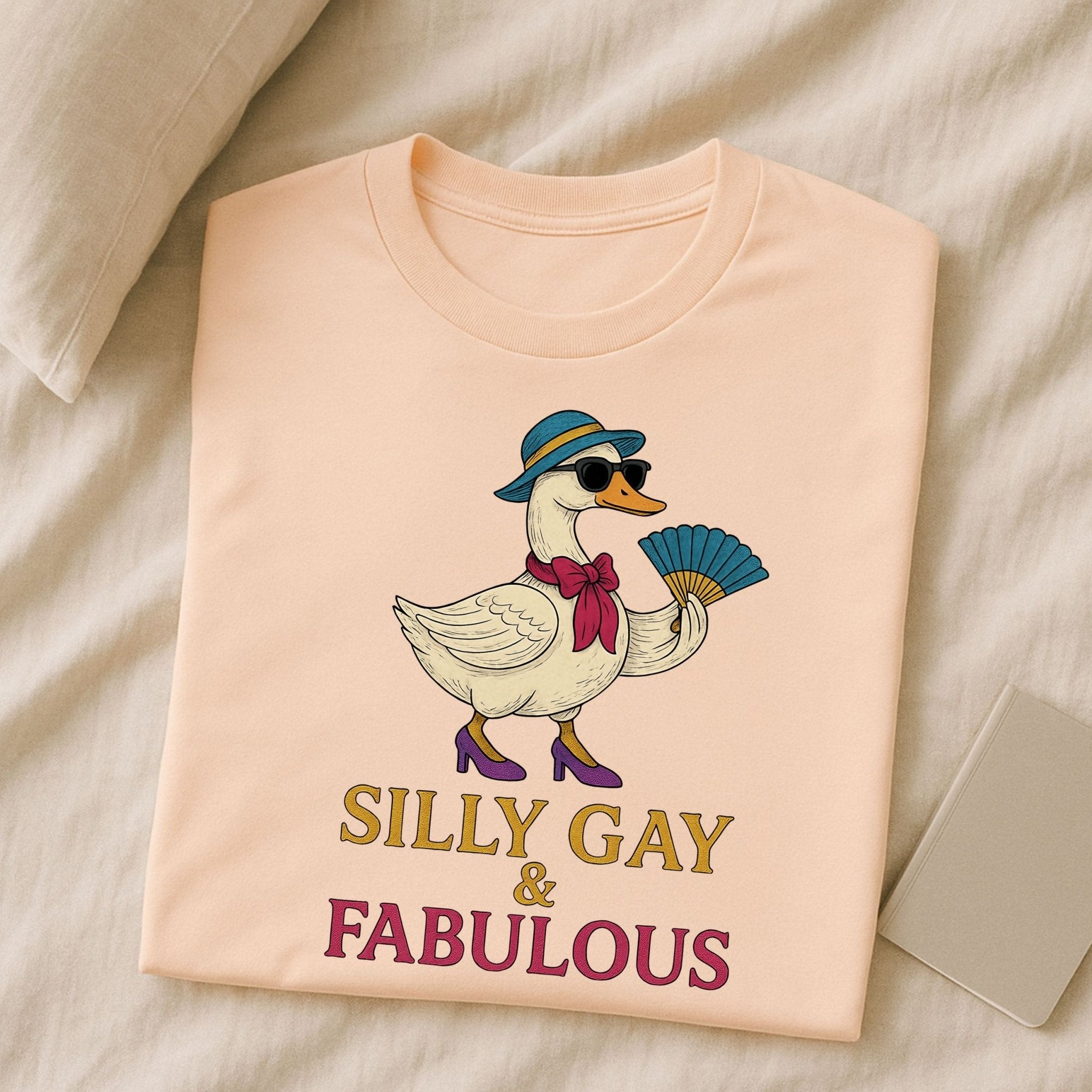 Silly Gay & Fabulous Shirt, Embroidered - Style, Funny LGBTQ Gift - Craig Michael Design