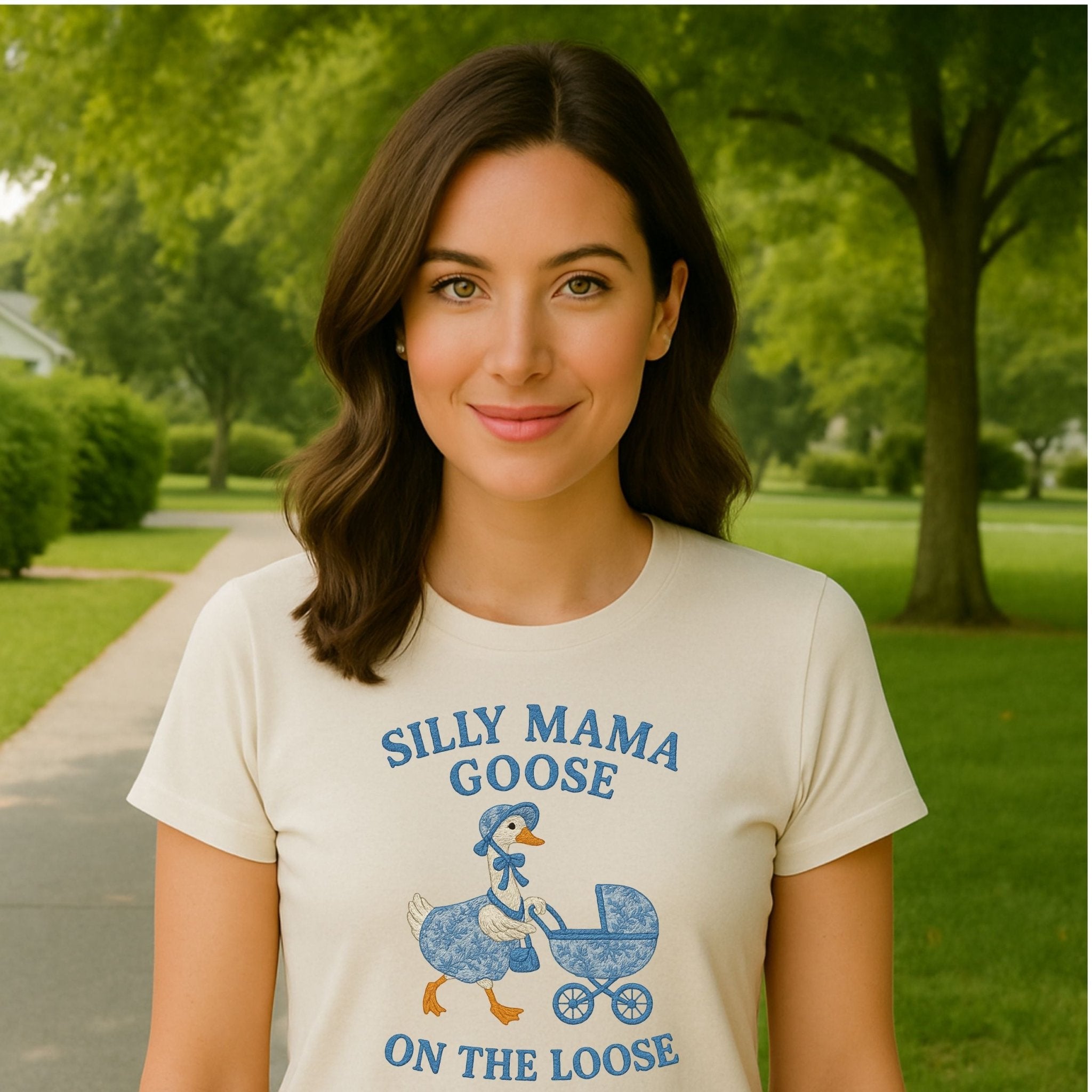 Silly Mama Goose Shirt, Funny Mum Tee, Cottagecore Gift for Her - Craig Michael Design